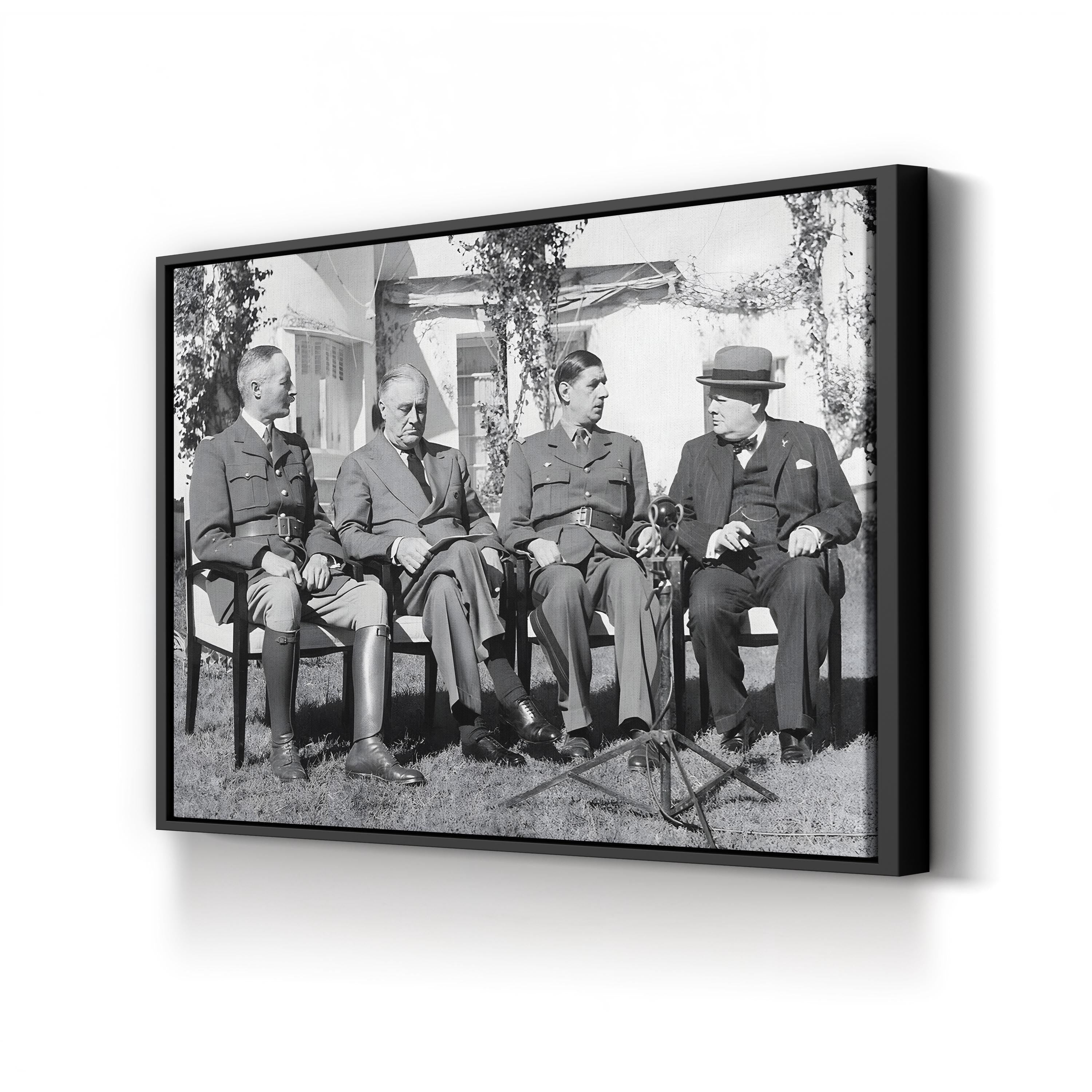 Allied Leaders at the Casablanca Conference, 1943 Wall Art
