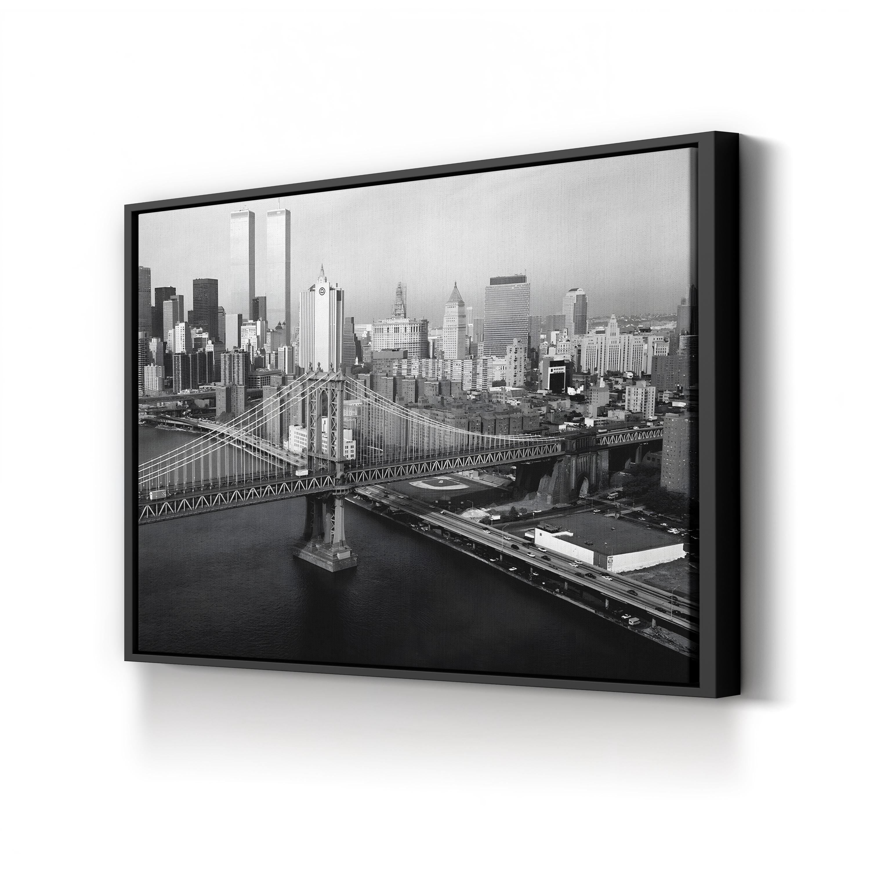 A View of the Manhattan Bridge, Looking Towards Manhattan, New York City 1979 Wall Art