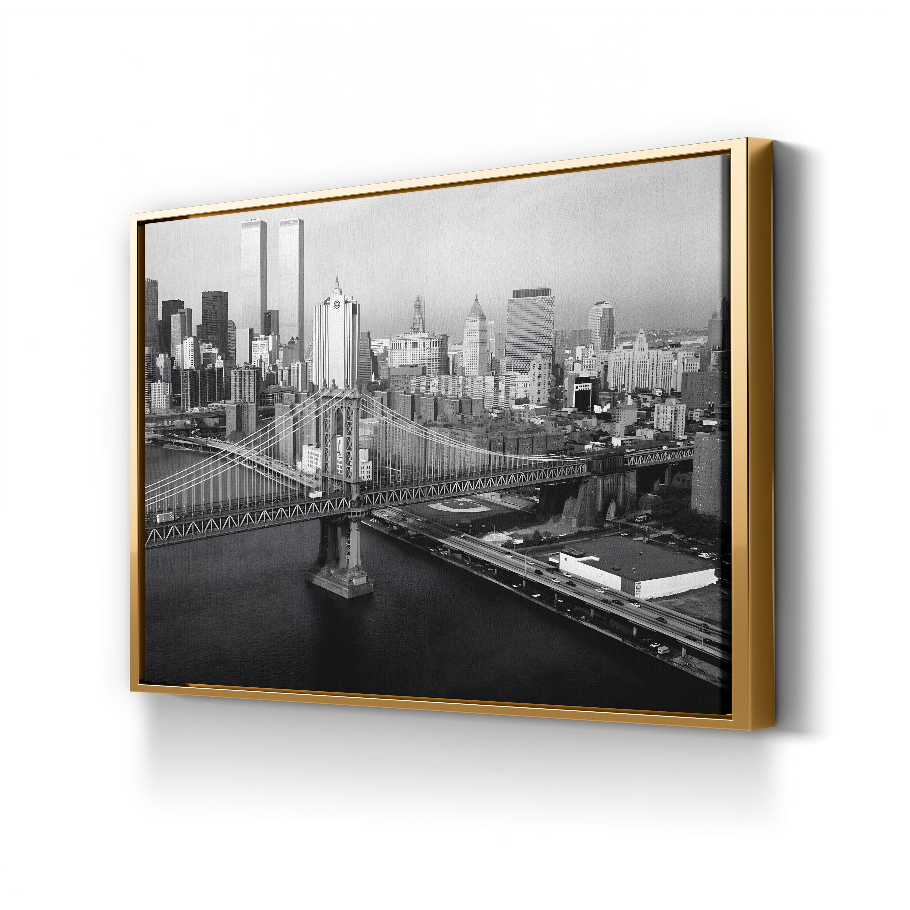 A View of the Manhattan Bridge, Looking Towards Manhattan, New York City 1979 Wall Art