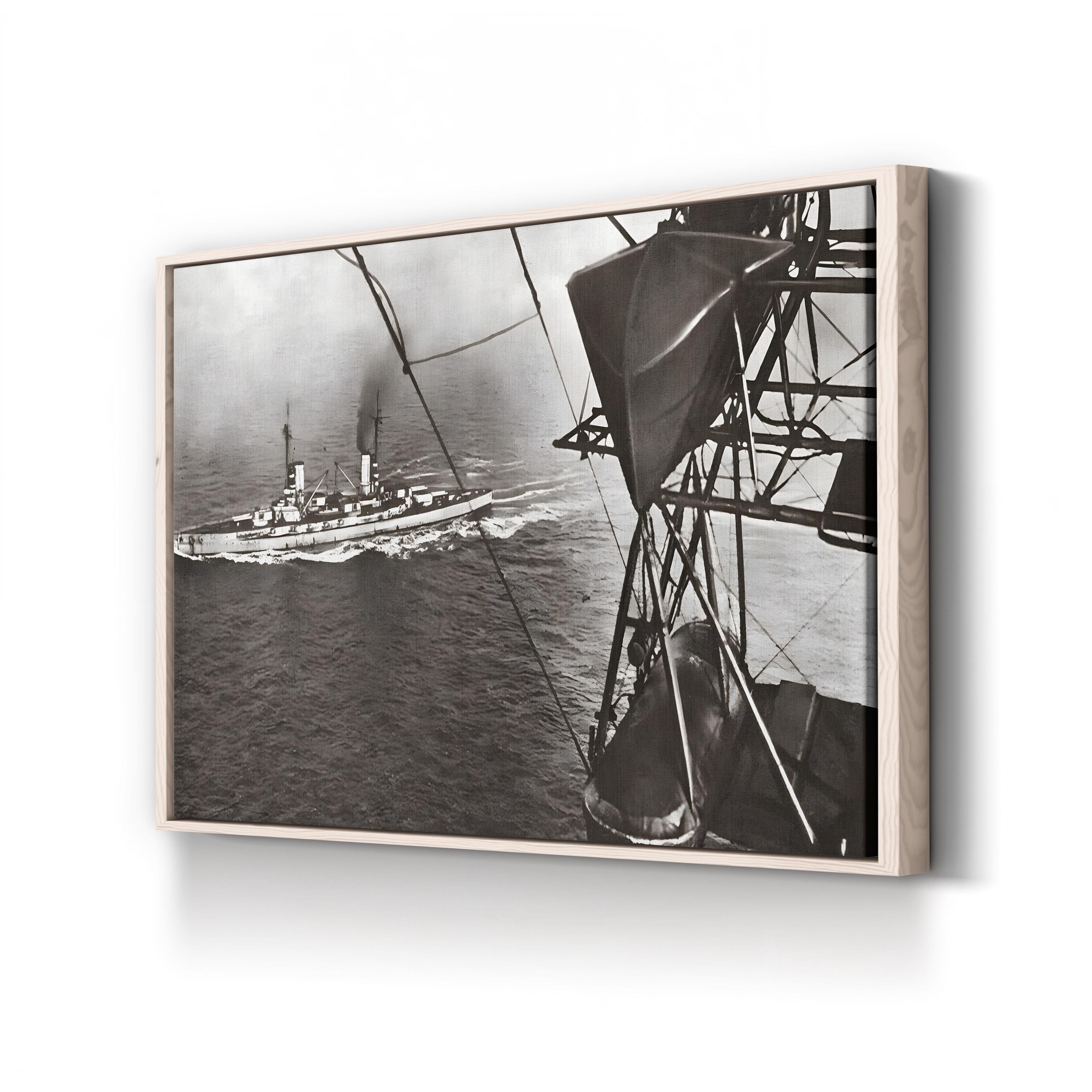 German Imperial Navy Surrender, 1918 – Vintage Photography Wall Art | WWI Naval Canvas Print