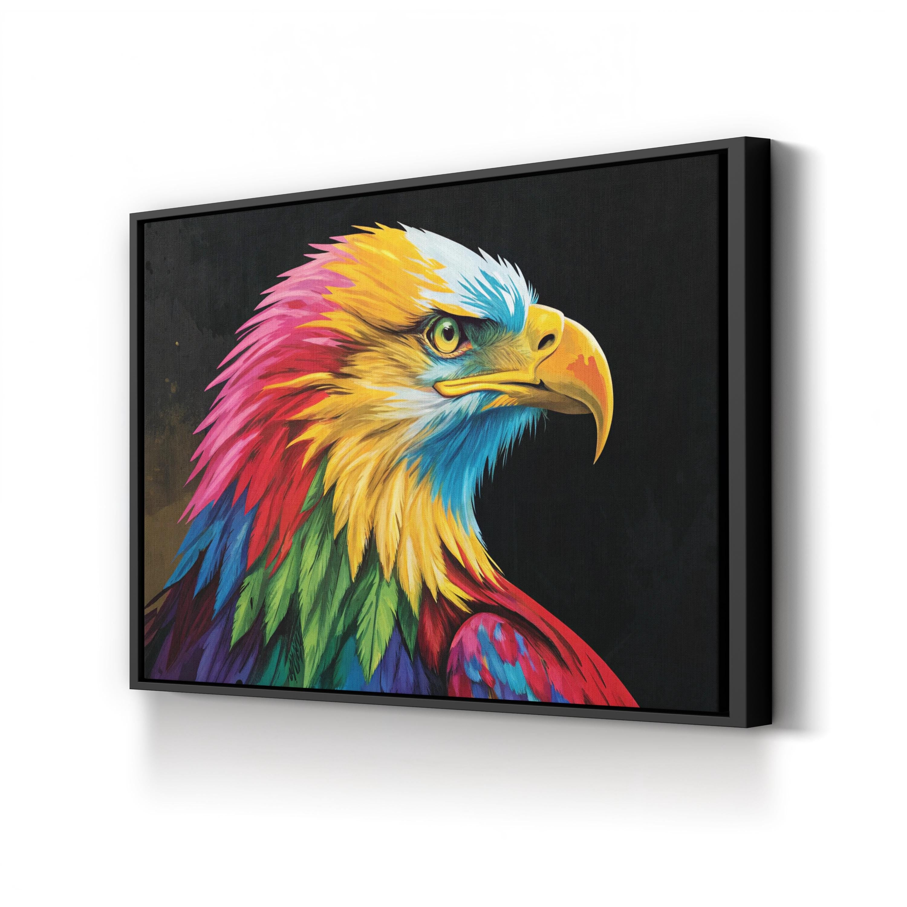 Bald Eagle Wall Art by Dean Russo – Contemporary Pop Art Wildlife Canvas