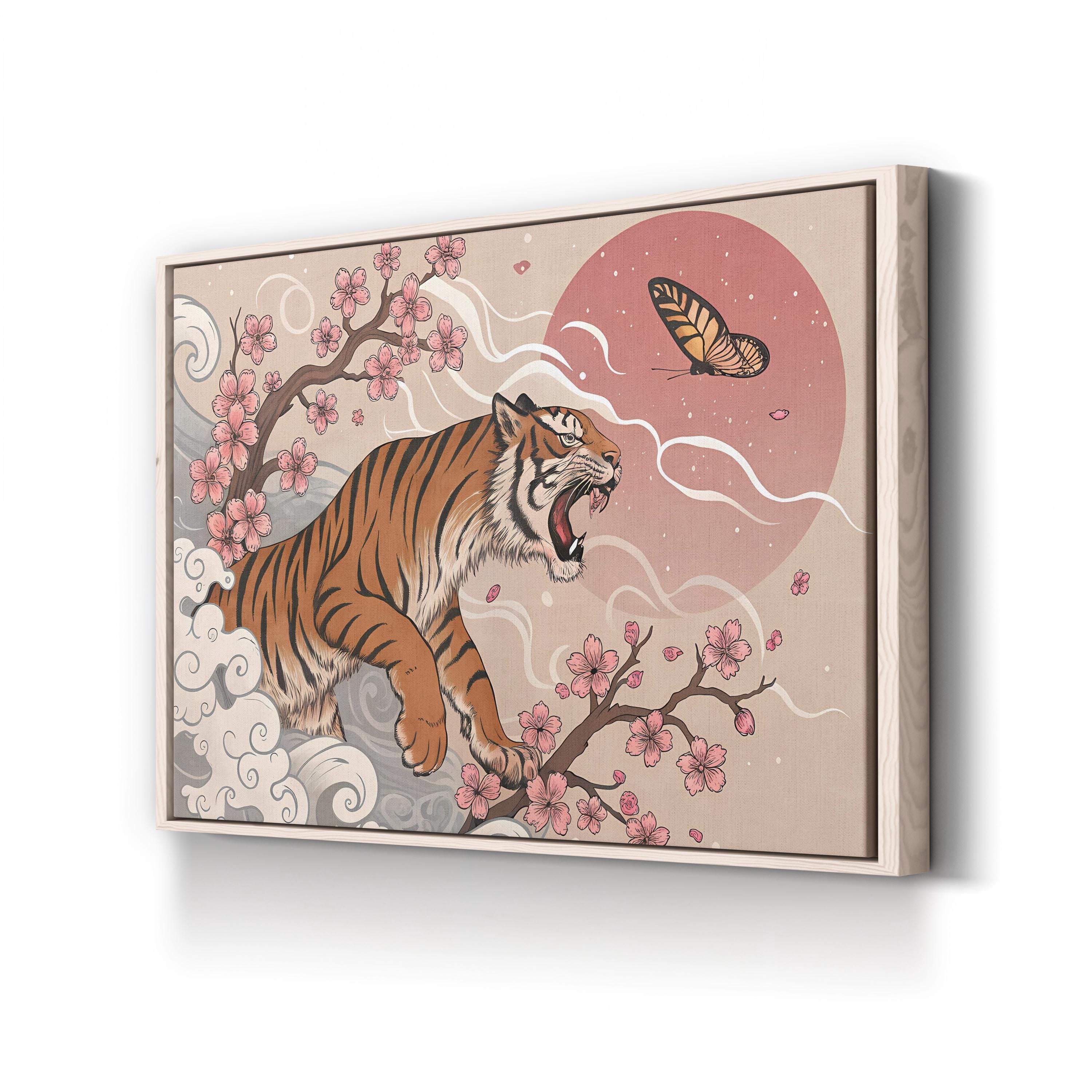 Japanese Tiger Wall Art