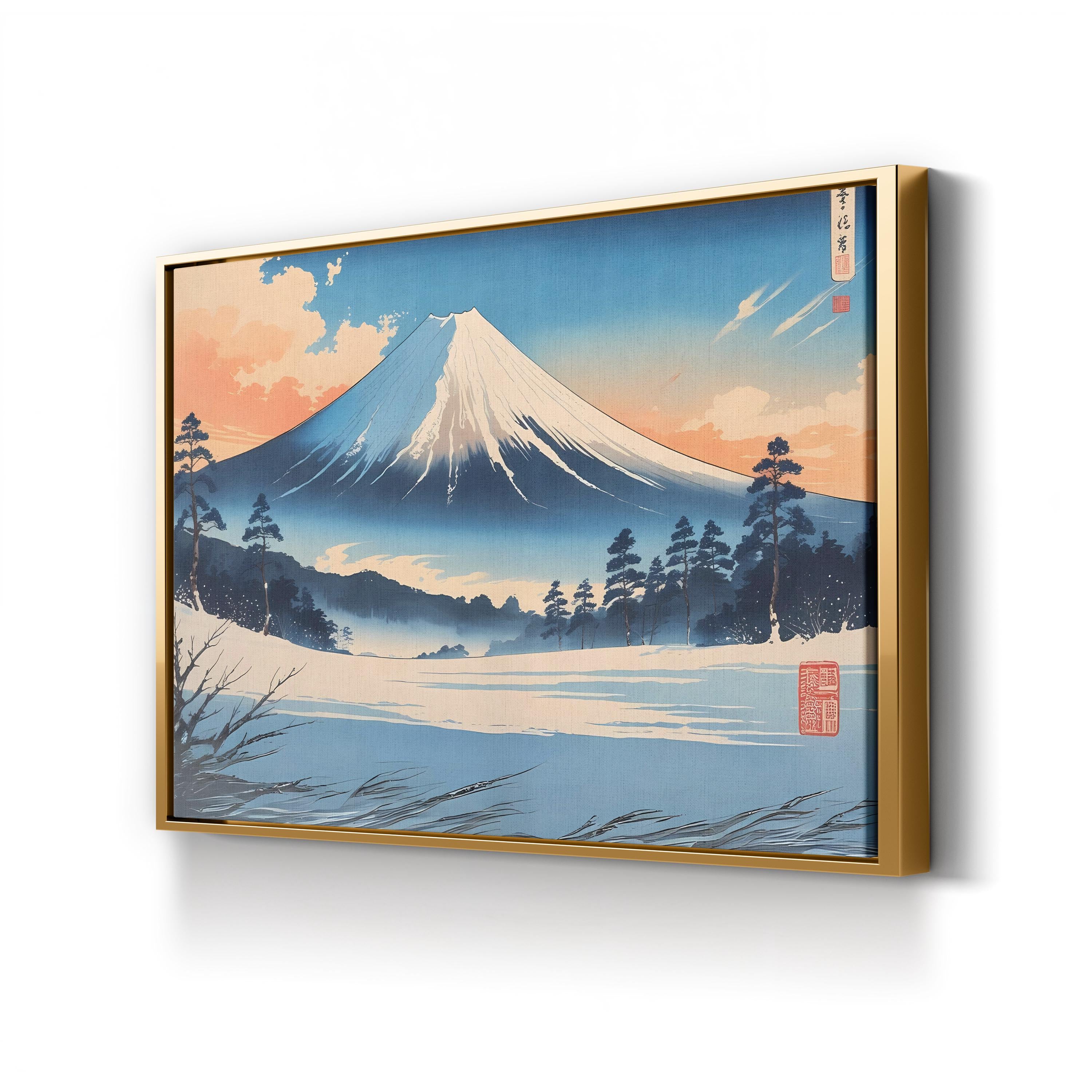 Mount Fuji at Sunset in Honshu, Japan Wall Art