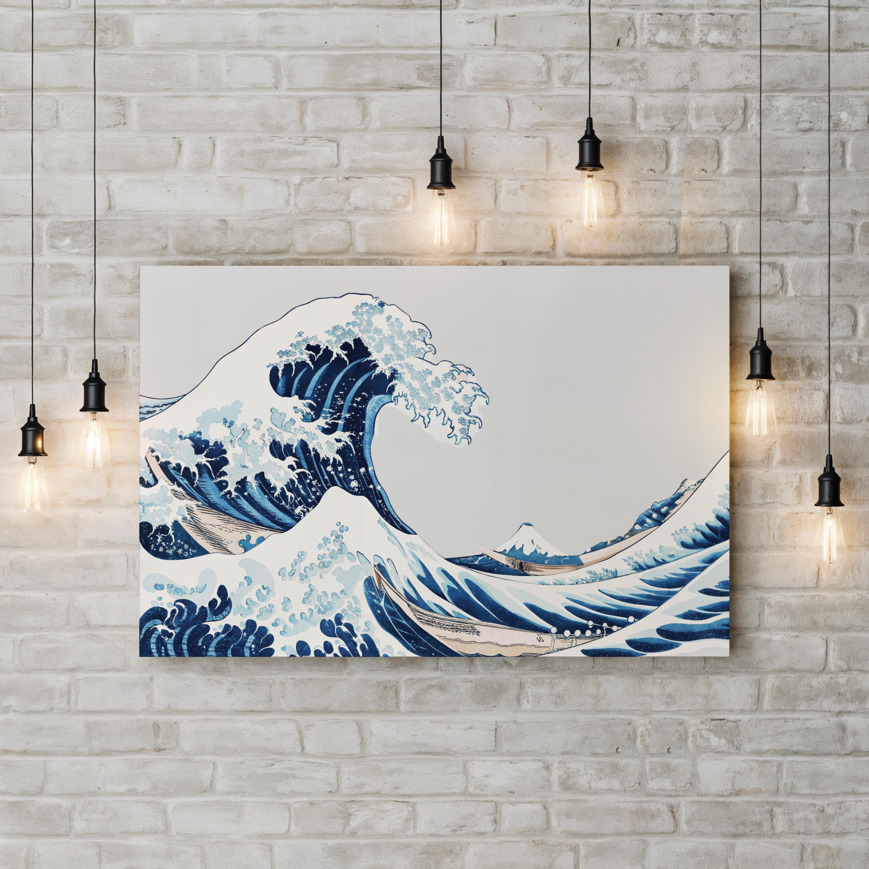 The Great Wave off Enoshima Japanese Print – Edo Period Ukiyo-e Wall Art