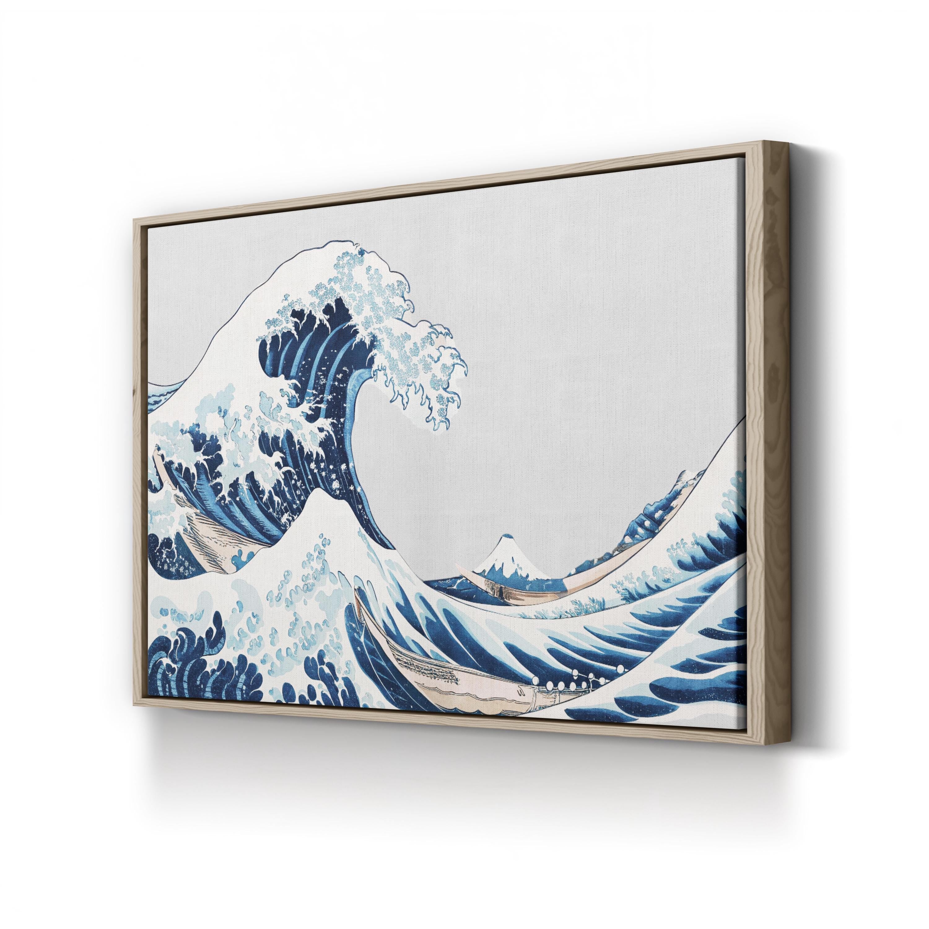 The Great Wave off Enoshima Japanese Print – Edo Period Ukiyo-e Wall Art
