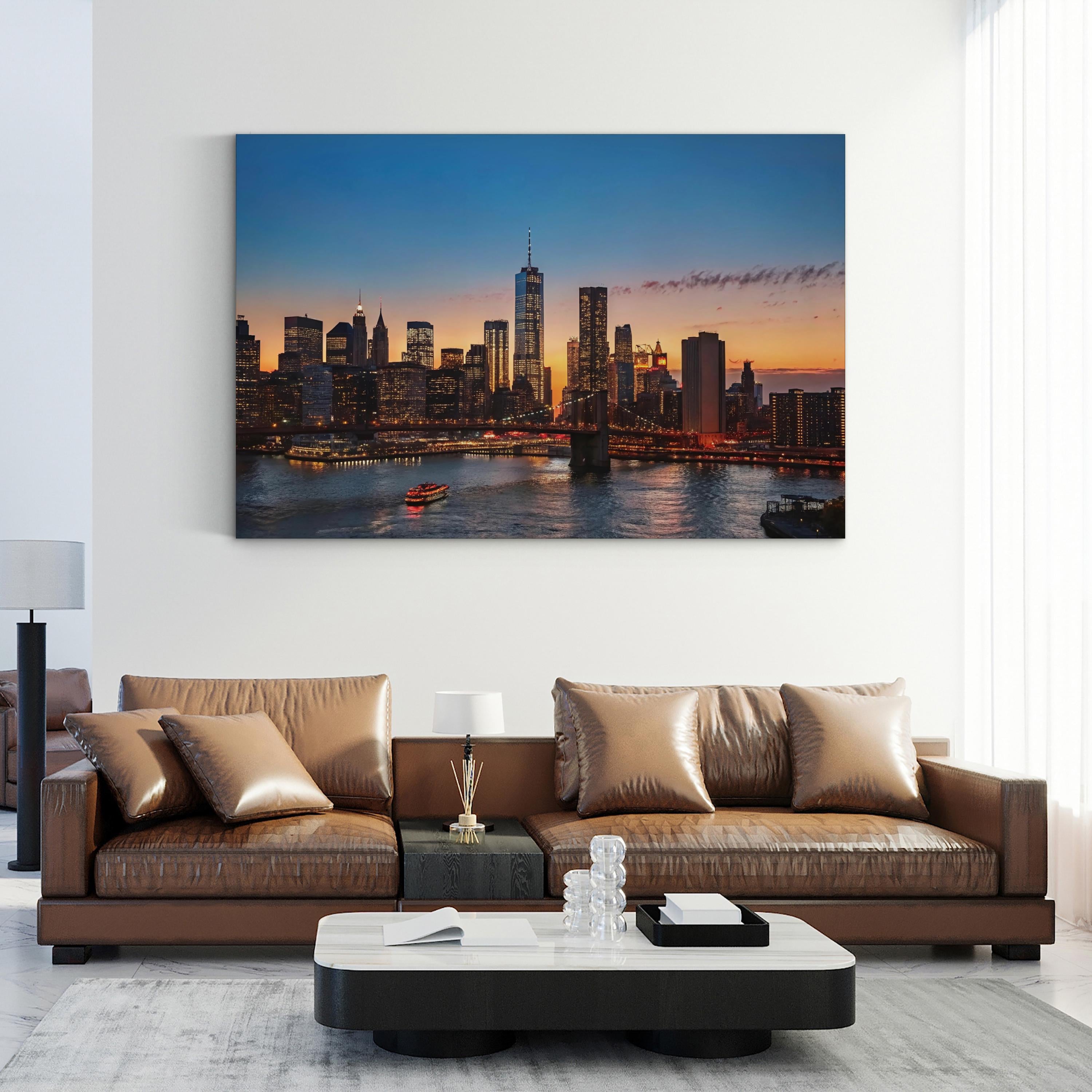 Manhattan, New York City Skyline Canvas Print