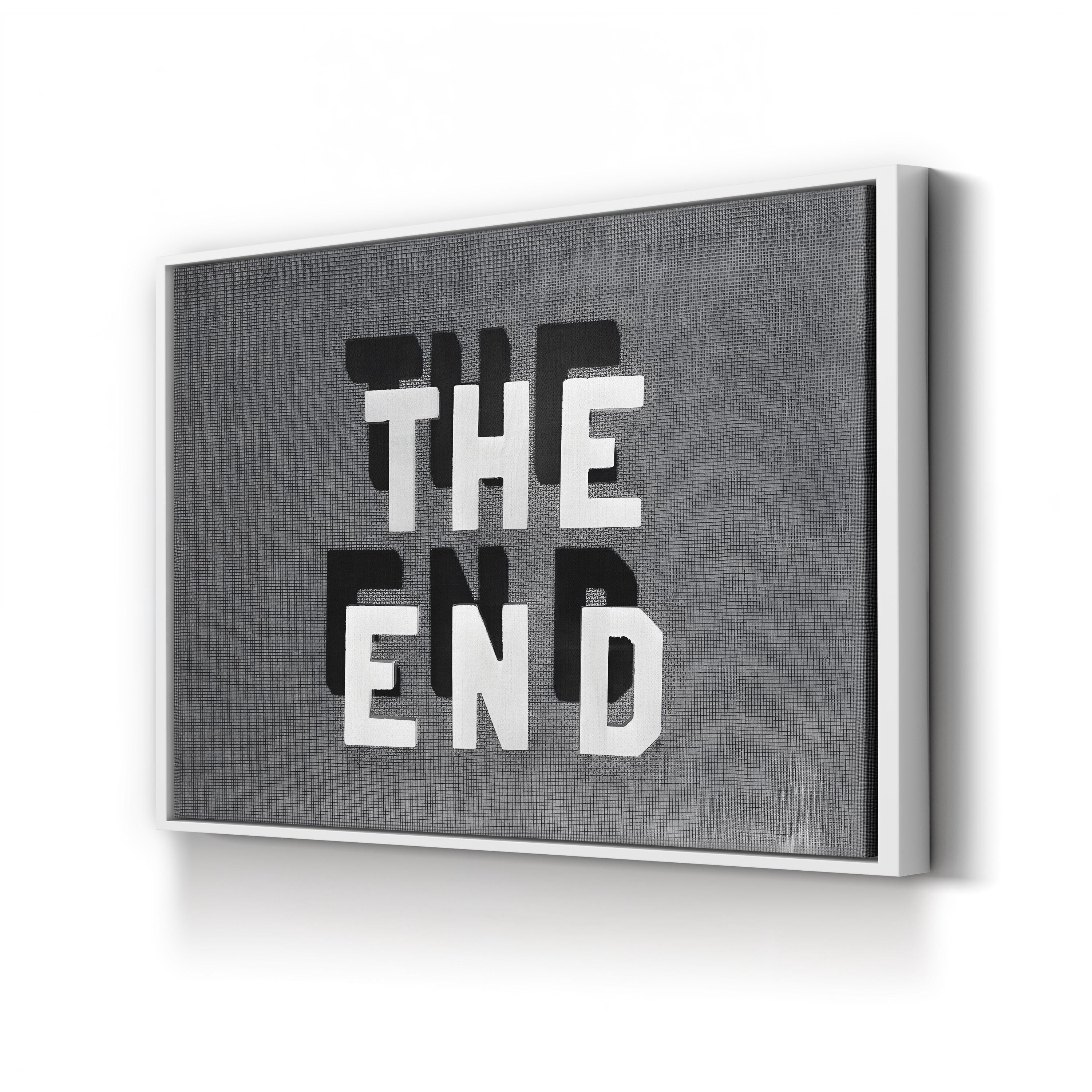Film Noir 'The End', 1930s – Period Illustration Wall Art | Vintage Cinema Canvas Print