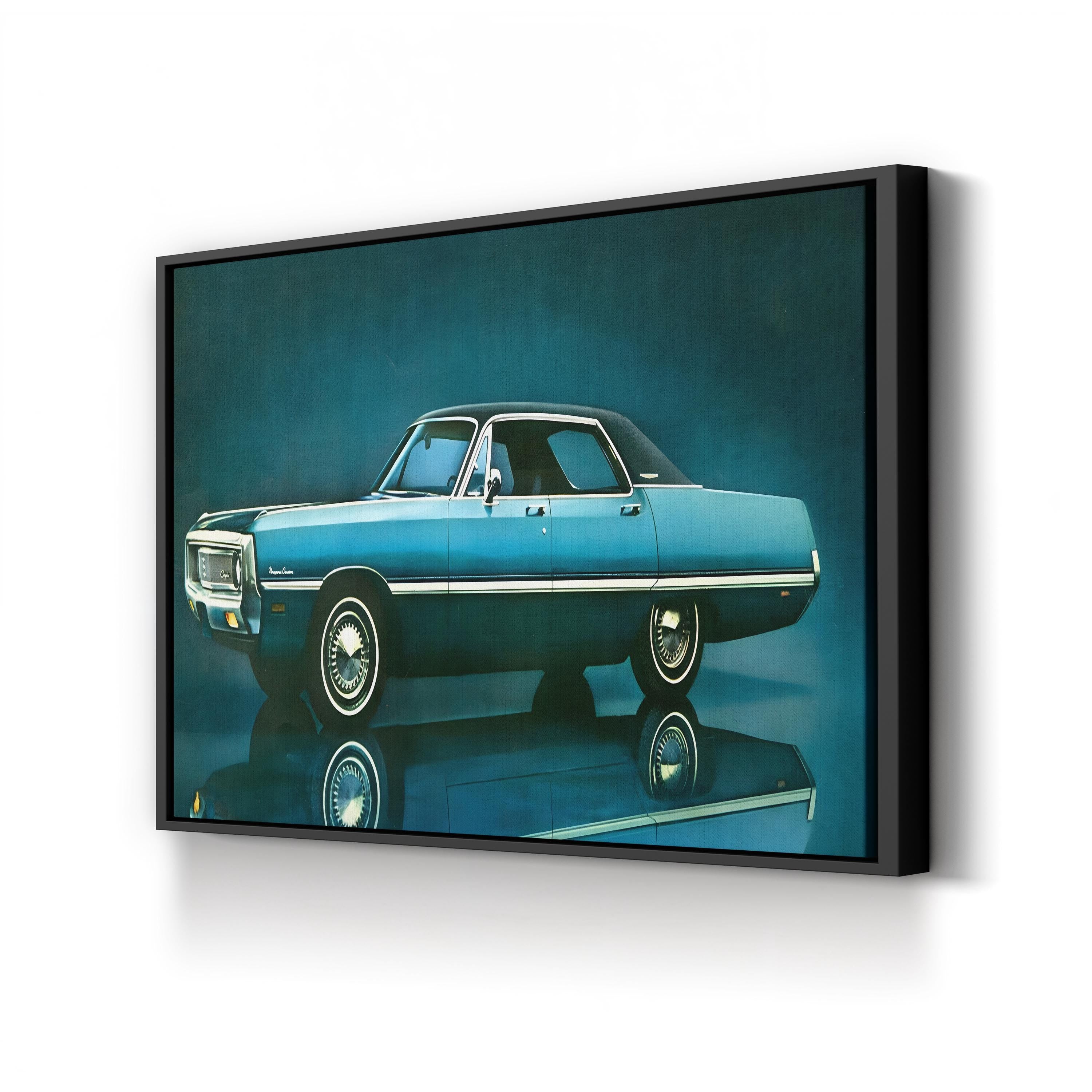 1960s Chrysler Magazine Advert – Period Advertisement Wall Art | Mid-Century Automotive Canvas Print