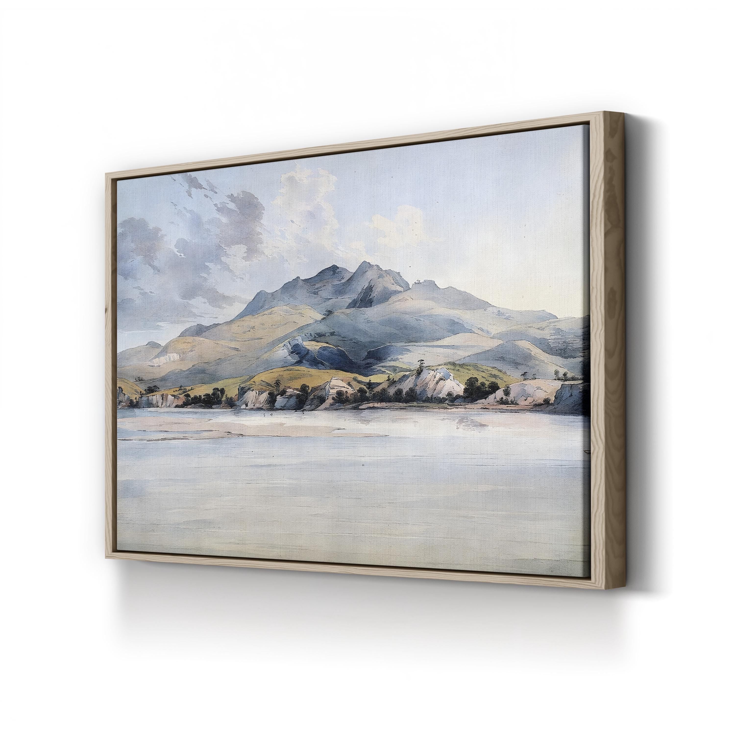 Bijoux Hills Missouri River Lithograph – Period Illustration Wall Art | Vintage American Canvas Print