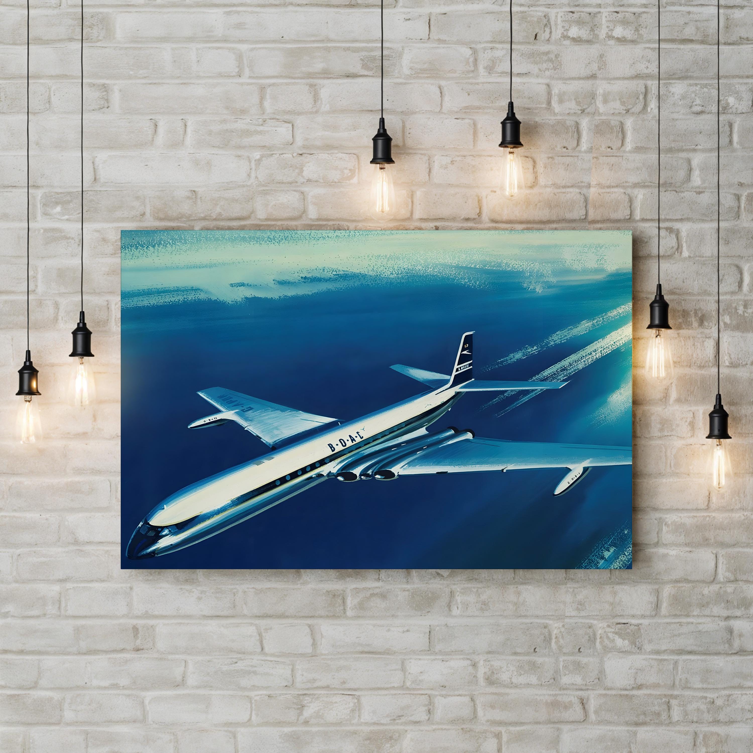 BOAC Aircraft Wall Art by English School