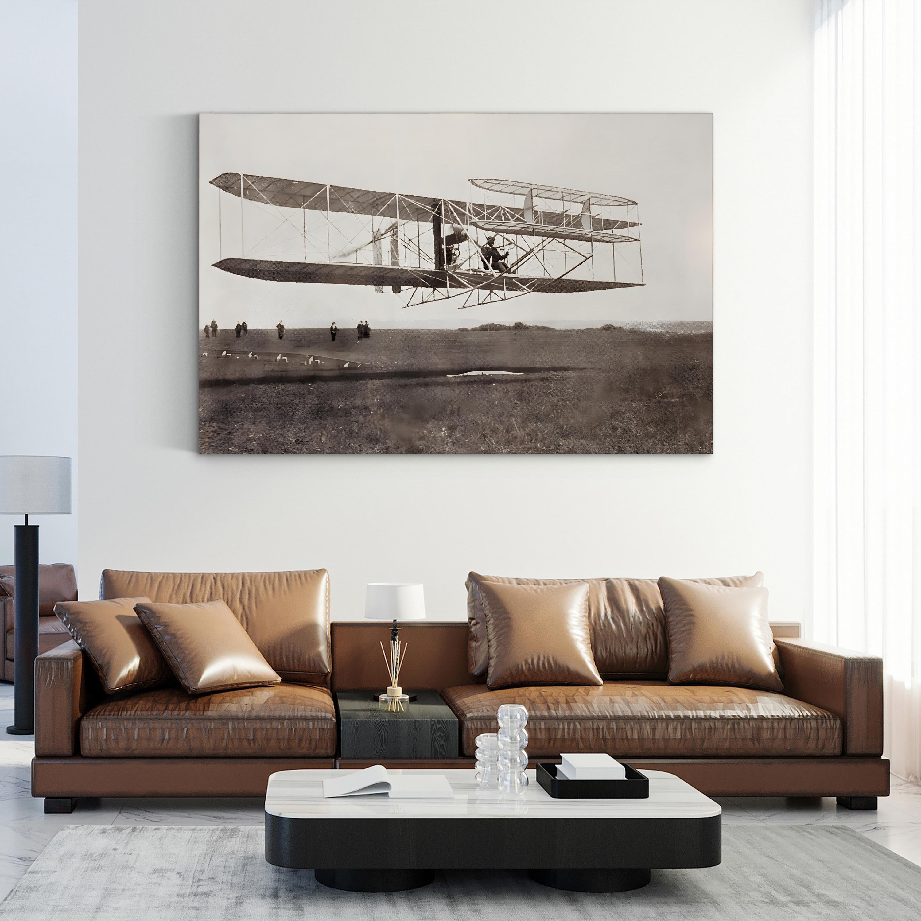 Charles Rolls Taking Off for Non-Stop Double Crossing of the English Channel, 1910 Wall Art