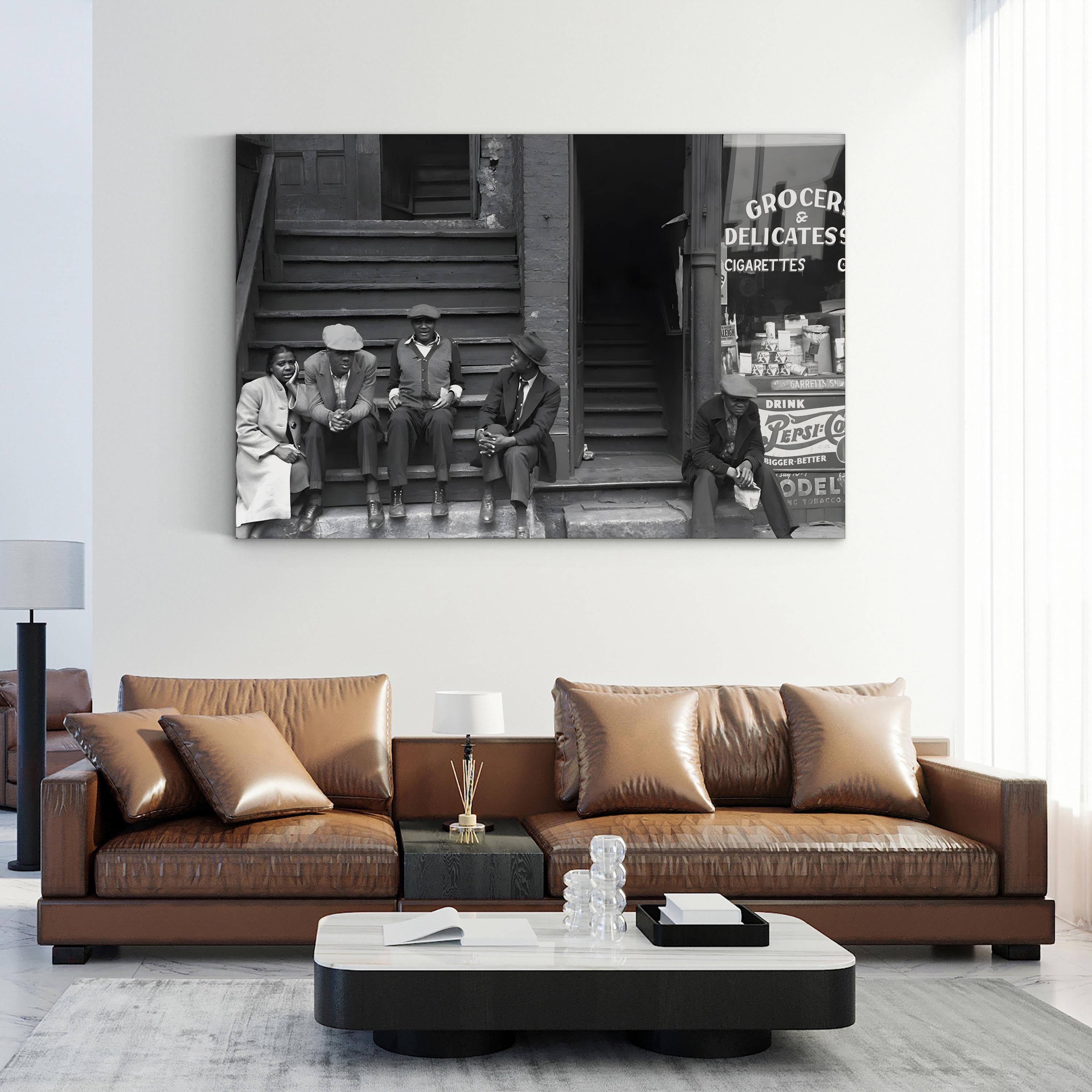 Chicago Downtown Street, 1941 – Vintage Photography Wall Art | Urban Life Canvas Print