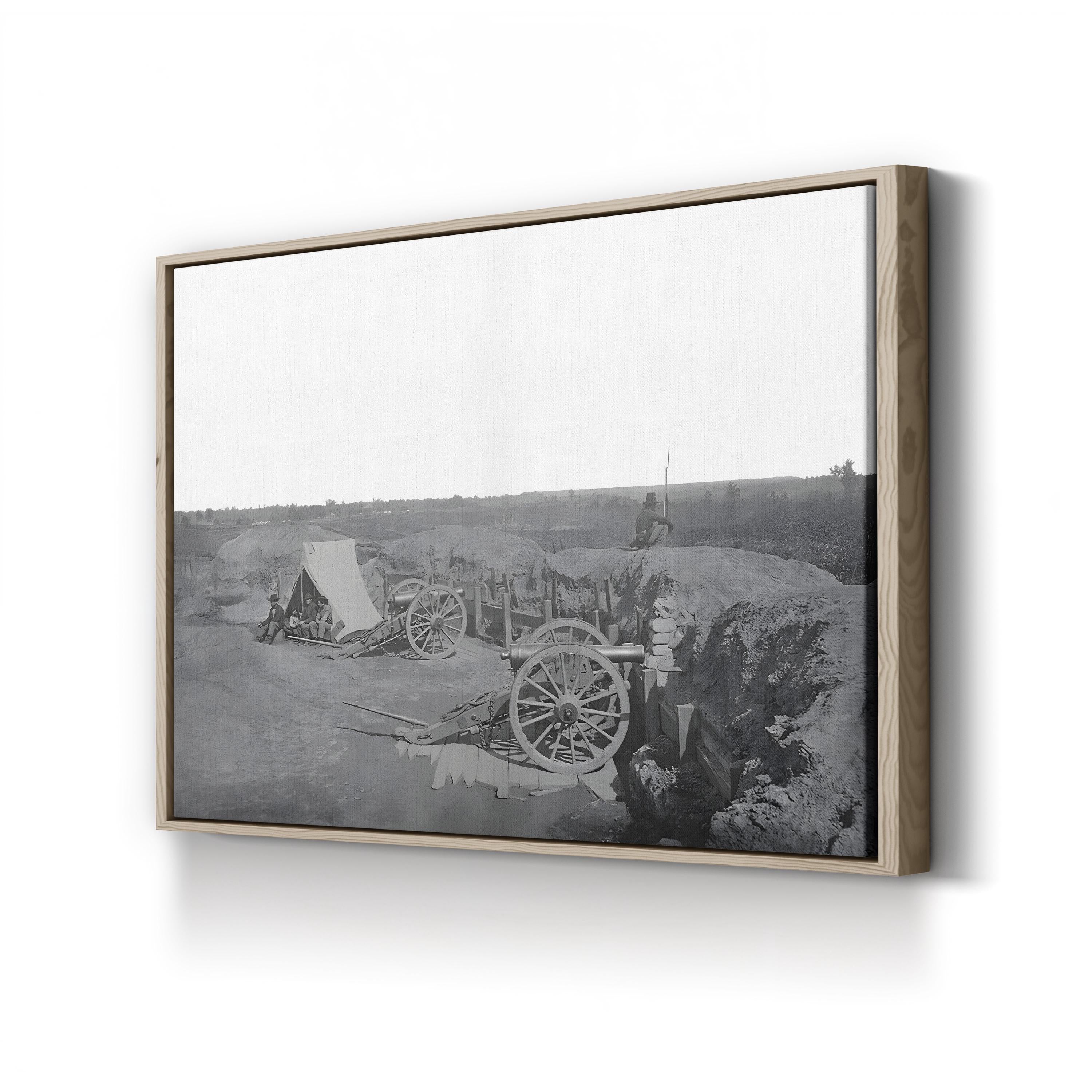 Fortifications in Front of Atlanta, Georgia, During the American Civil War Wall Art
