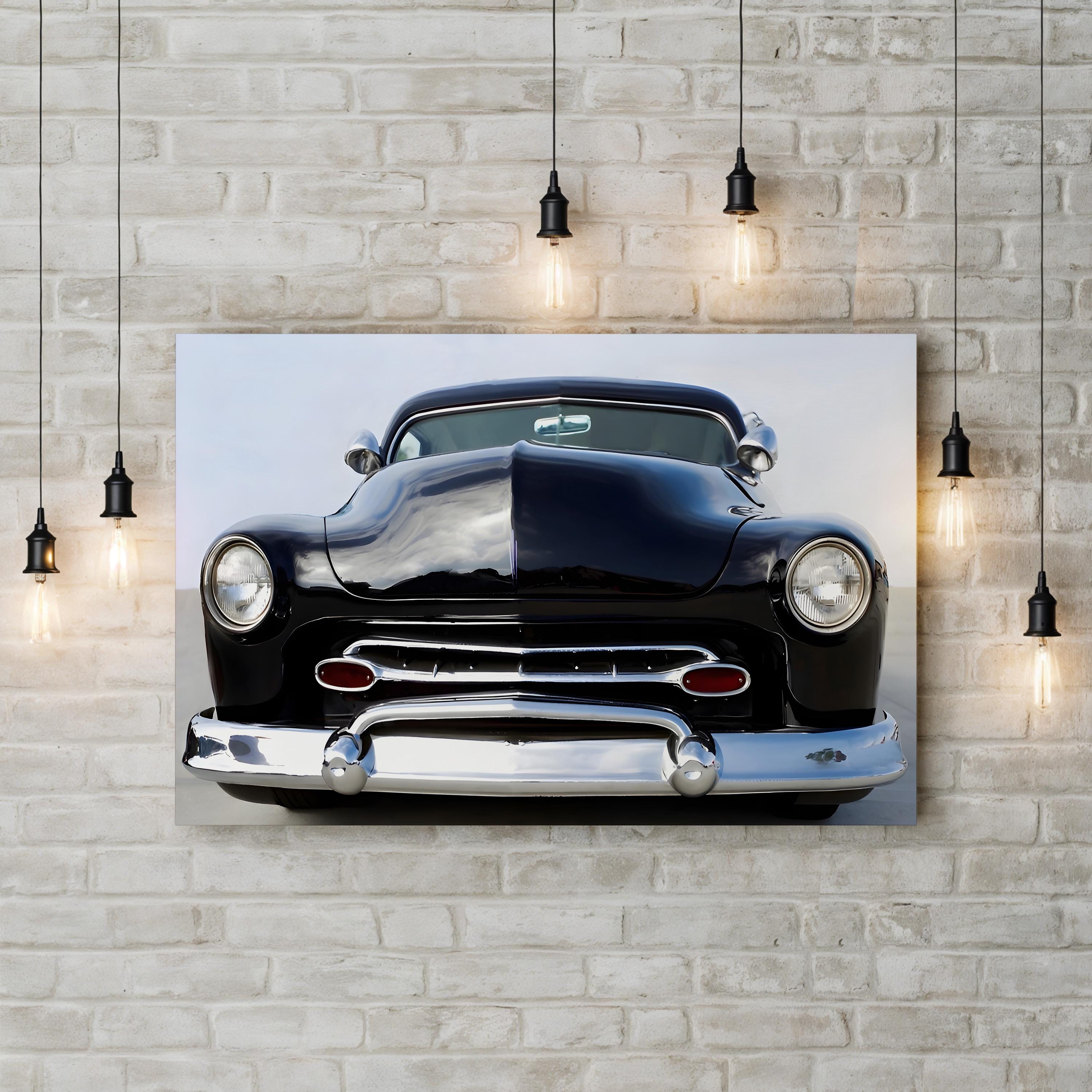 Vintage Hot Rod Front-End – Vintage Photography Wall Art | Classic Car Canvas Print