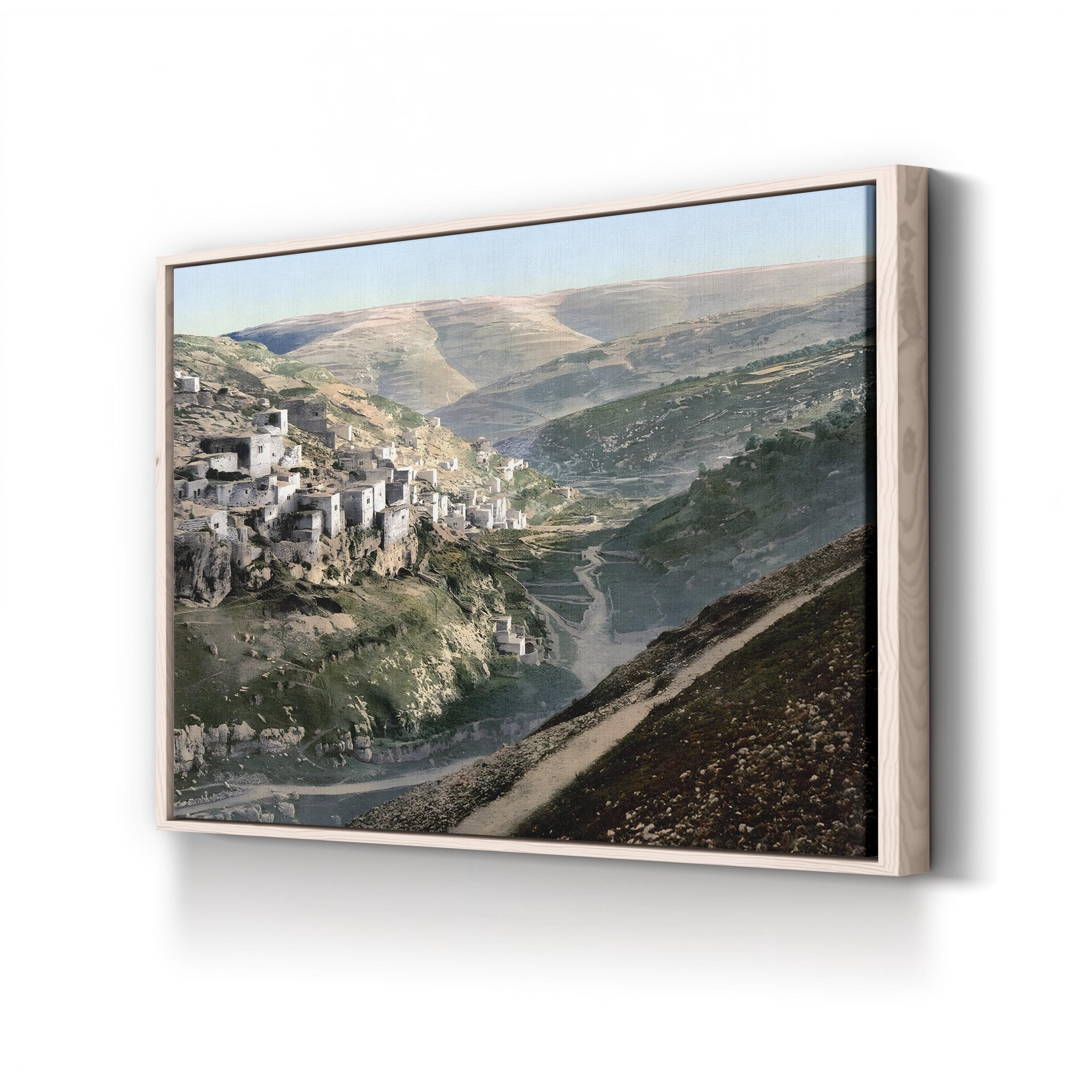 Jerusalem, Siloam Pool Canvas Art (c.1895) – Vintage Biblical Site Wall Decor