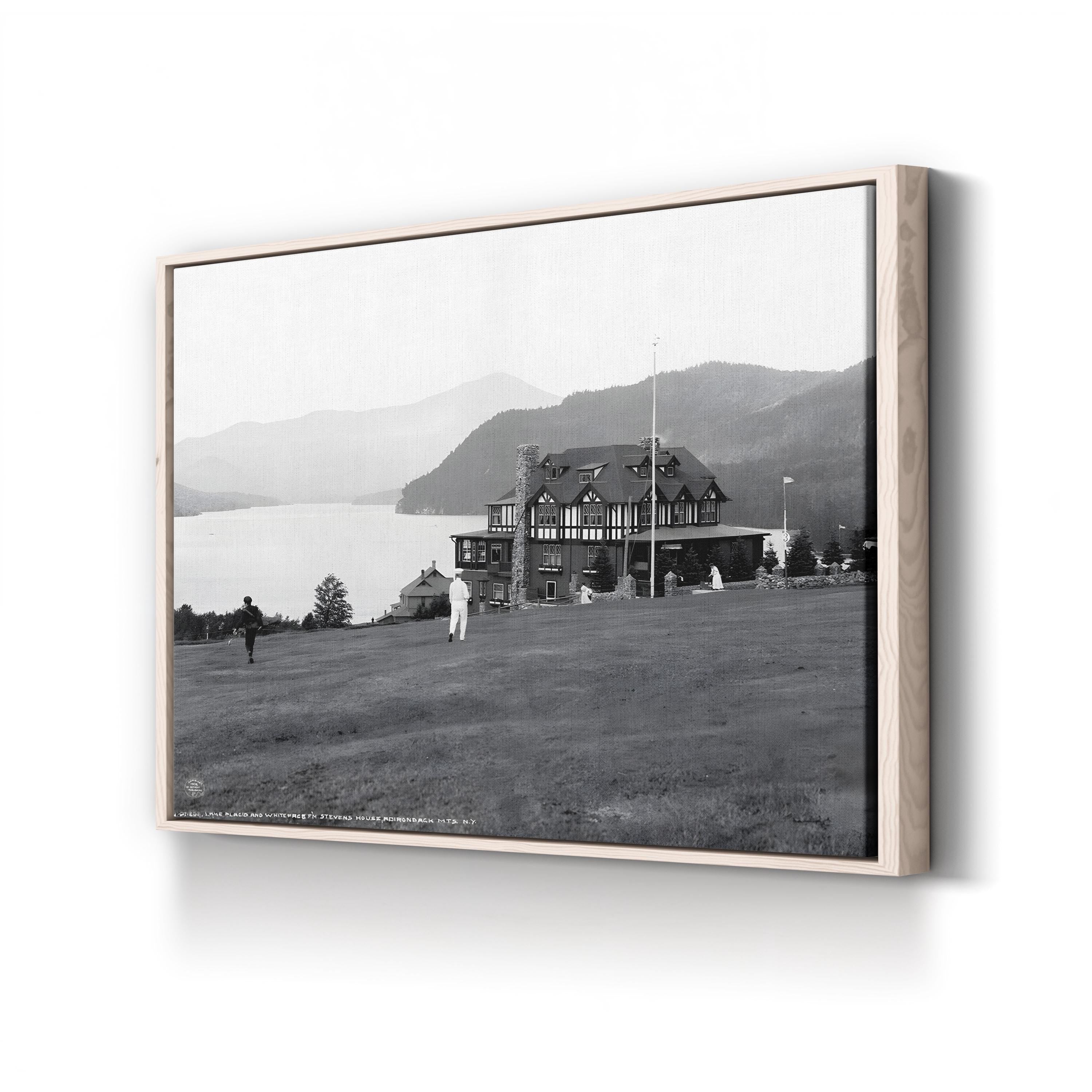 Lake Placid and Whiteface Mountain, Adirondack Mountains, New York (c.1909) Wall Art
