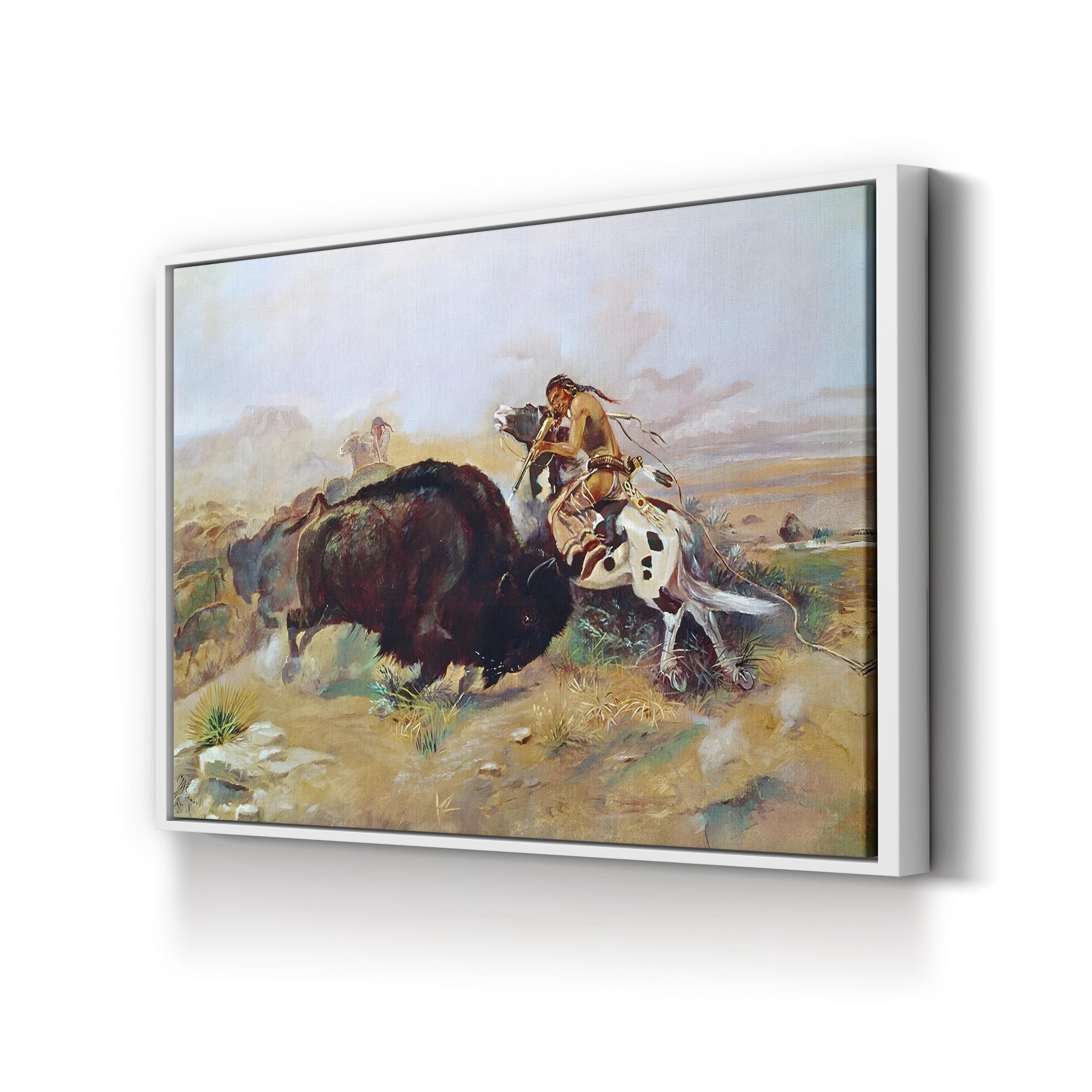 Meat For the Tribe, 1891 Wall Art by Charles M. Russell