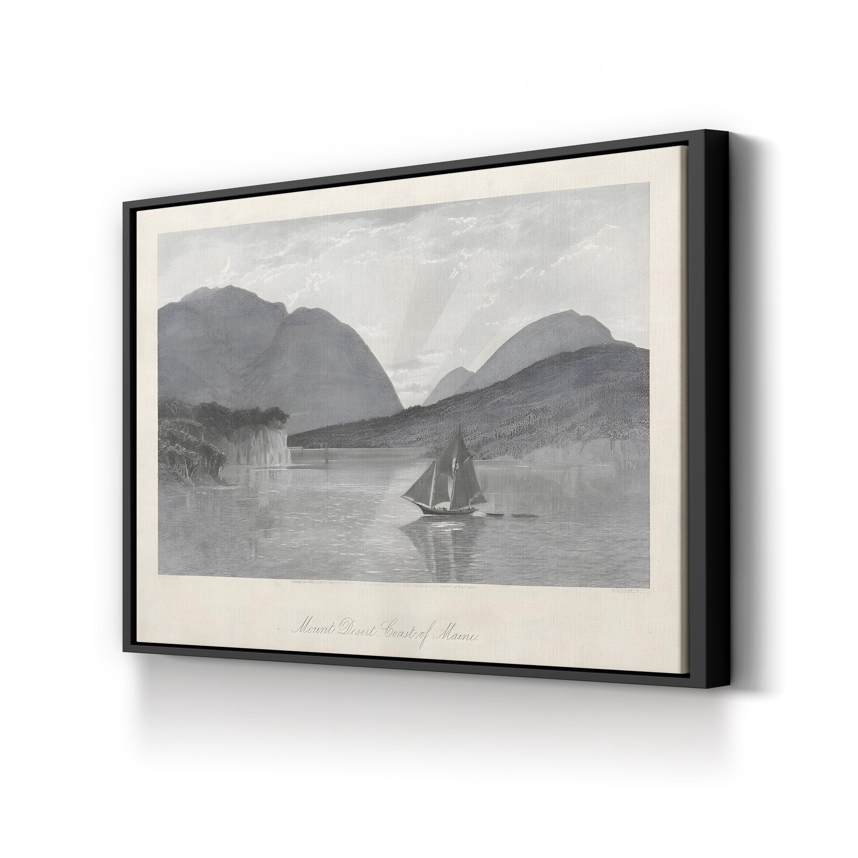 Mount Desert, Coast of Maine Wall Art by William Cullen Bryant