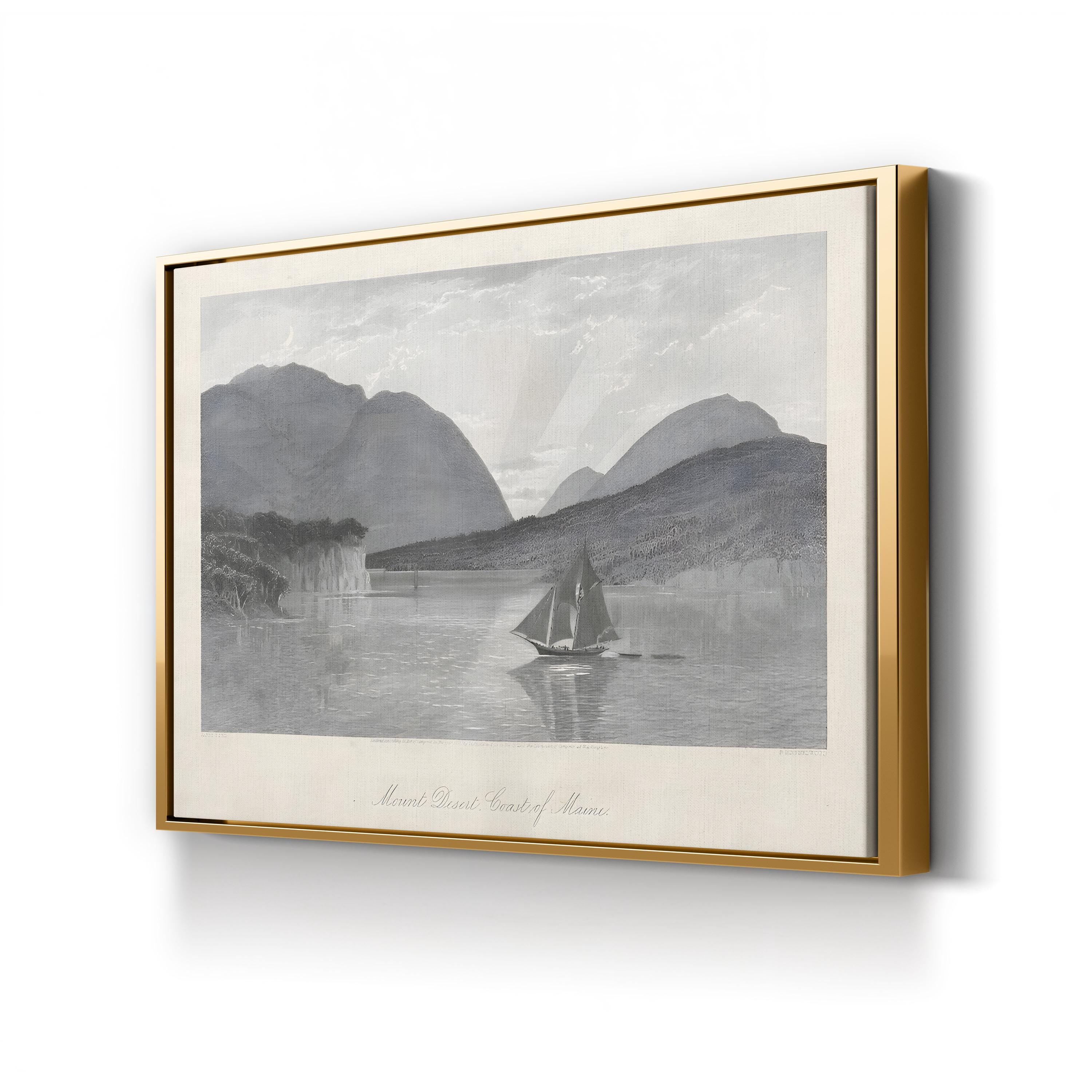 Mount Desert, Coast of Maine Wall Art by William Cullen Bryant