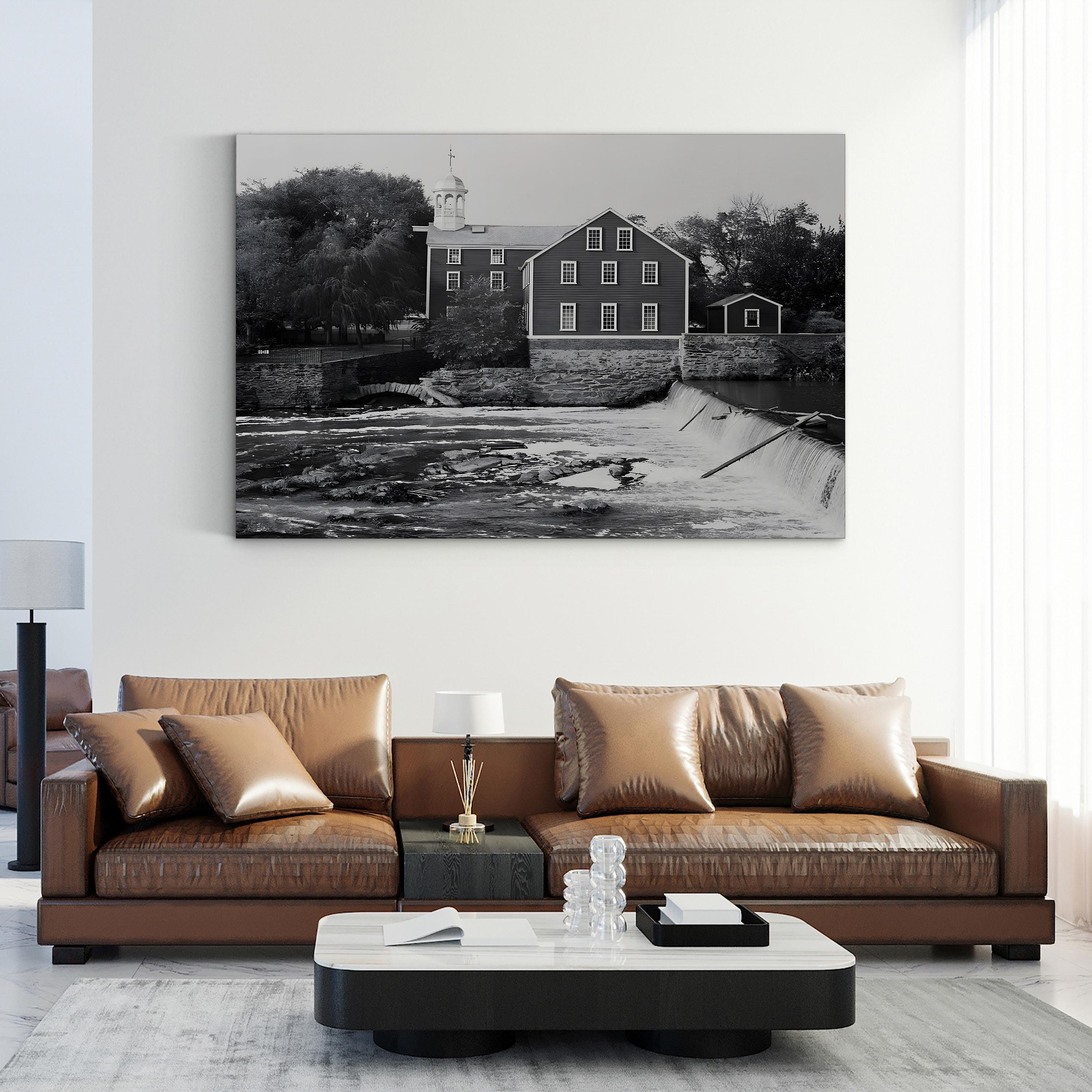Old Slater Mill, Pawtucket, Rhode Island – Historic American Industrial Wall Art
