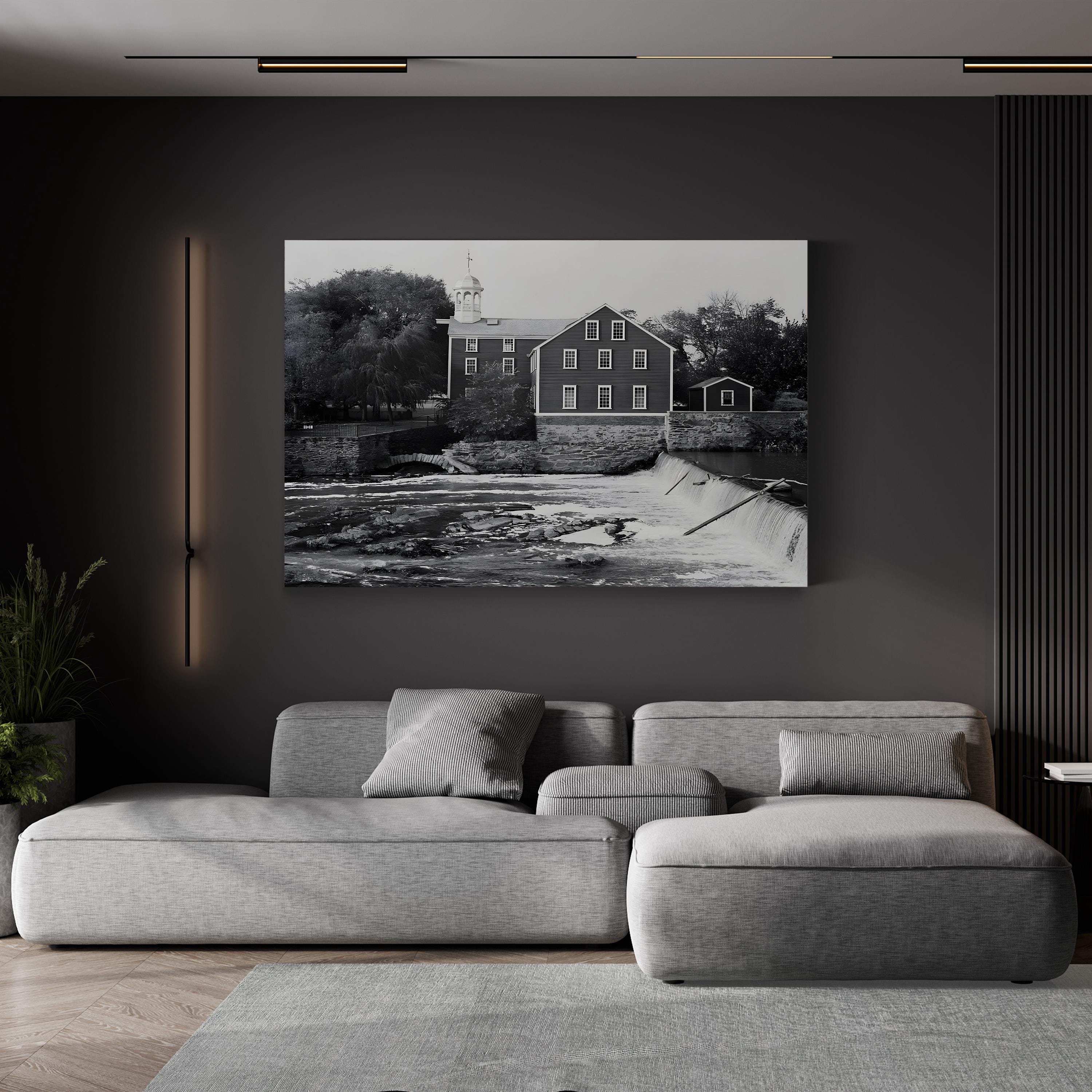 Old Slater Mill, Pawtucket, Rhode Island – Historic American Industrial Wall Art