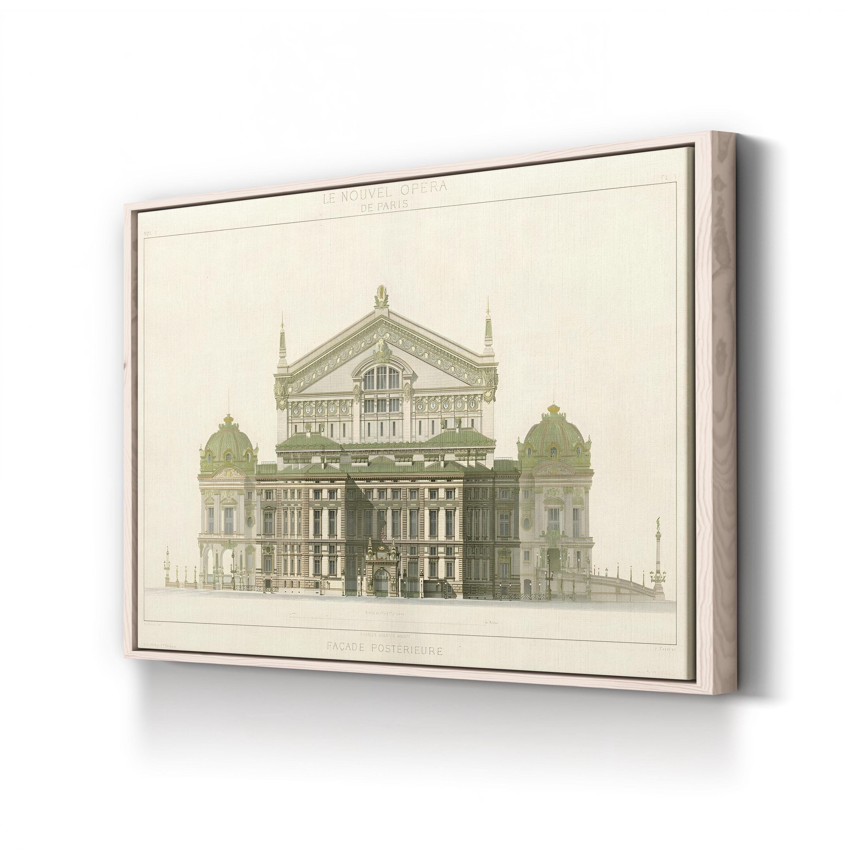 Paris Opera House I – Classical Architectural Wall Art by Duchampt