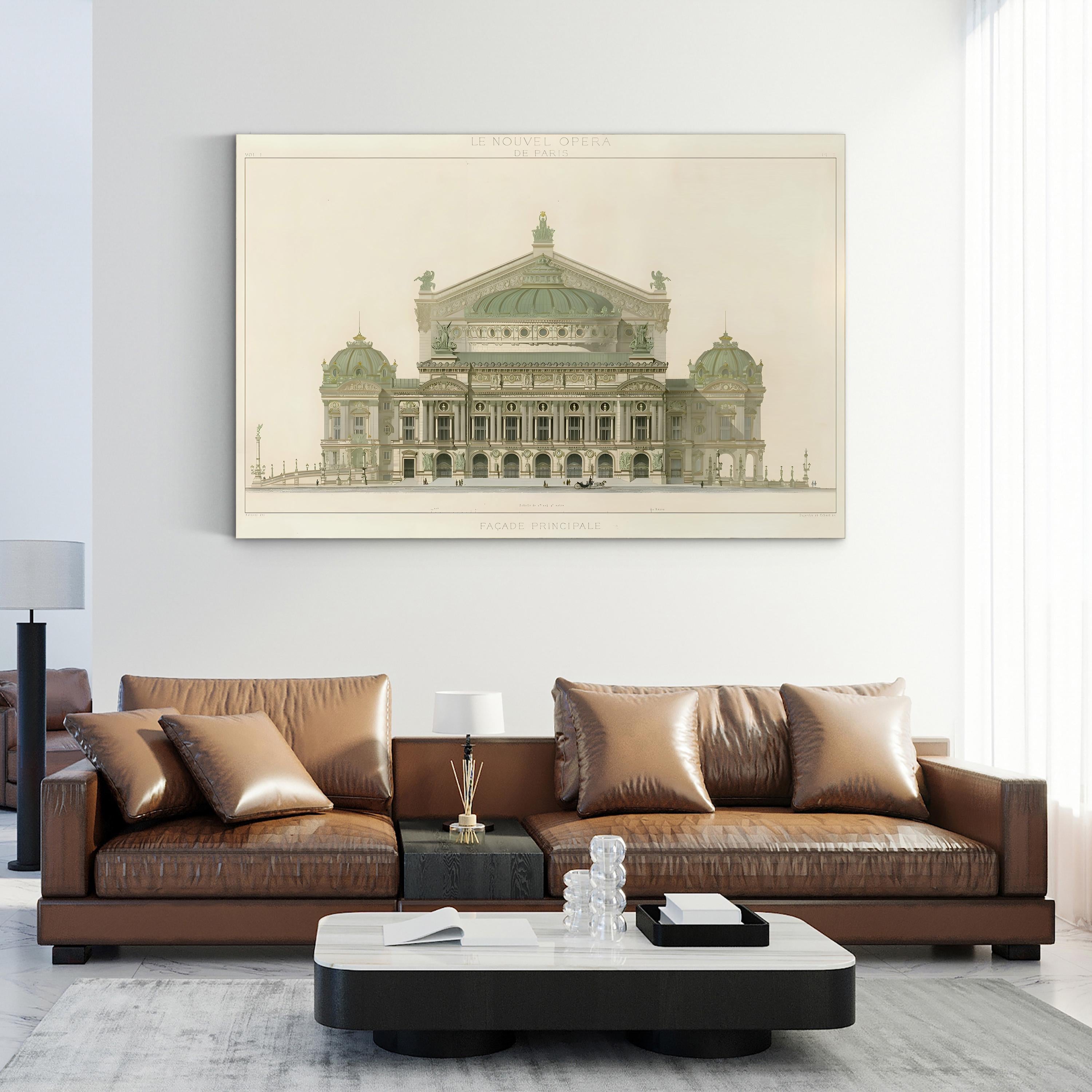 Paris Opera House II – Classical French Architectural Wall Art by Duchampt
