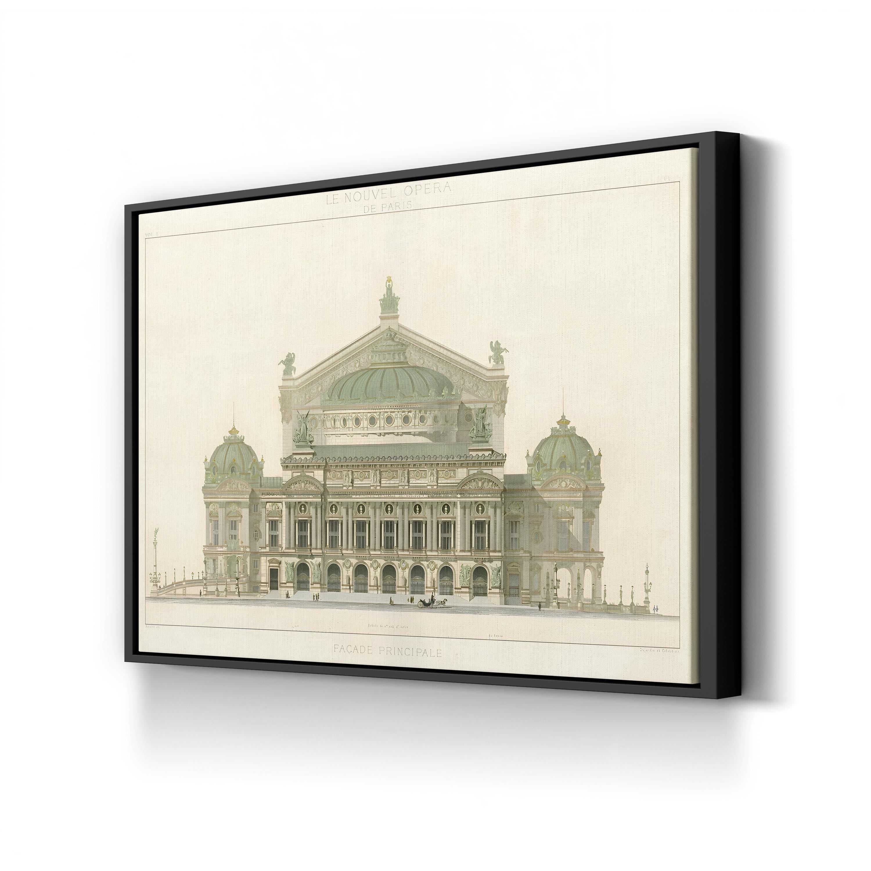 Paris Opera House II – Classical French Architectural Wall Art by Duchampt