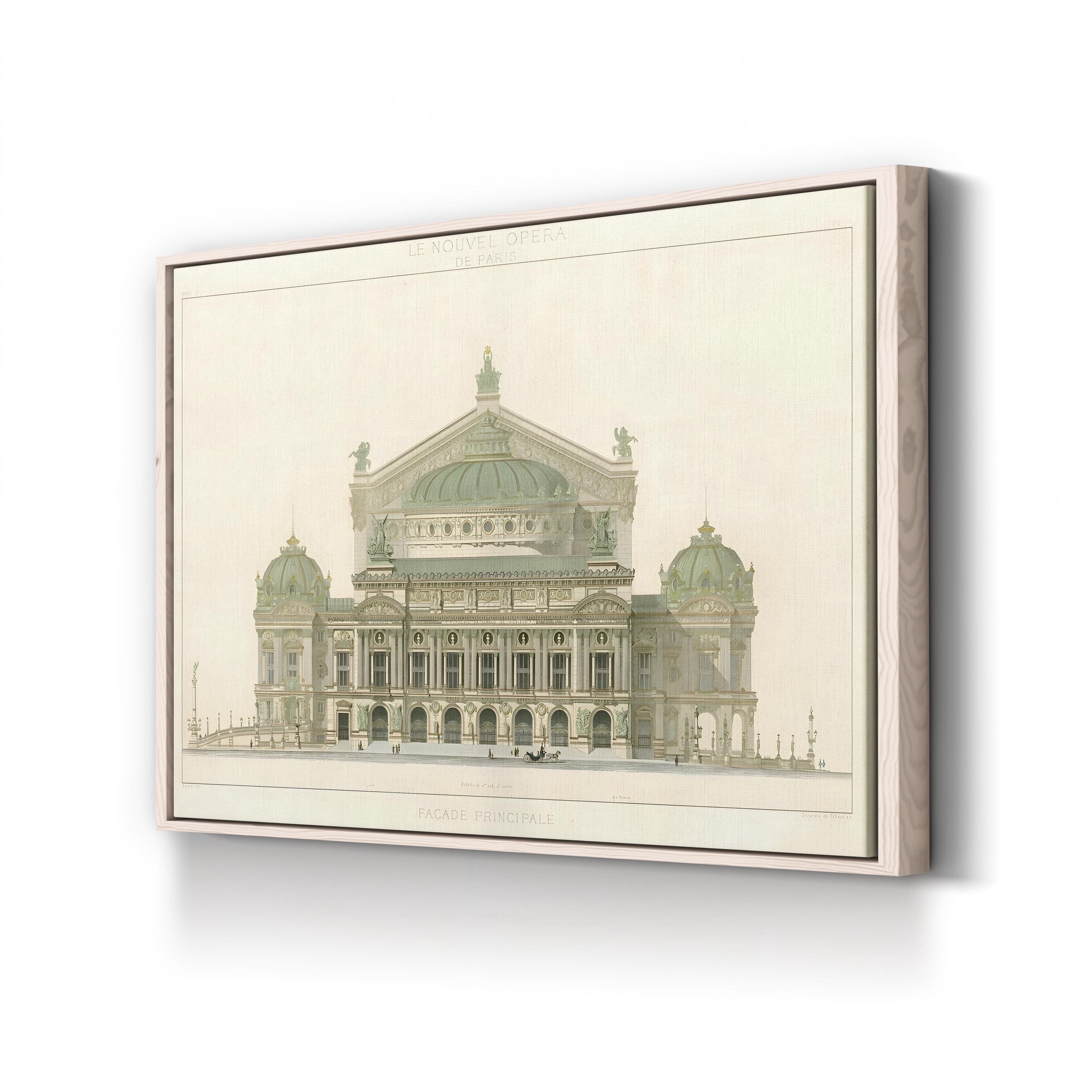Paris Opera House II – Classical French Architectural Wall Art by Duchampt