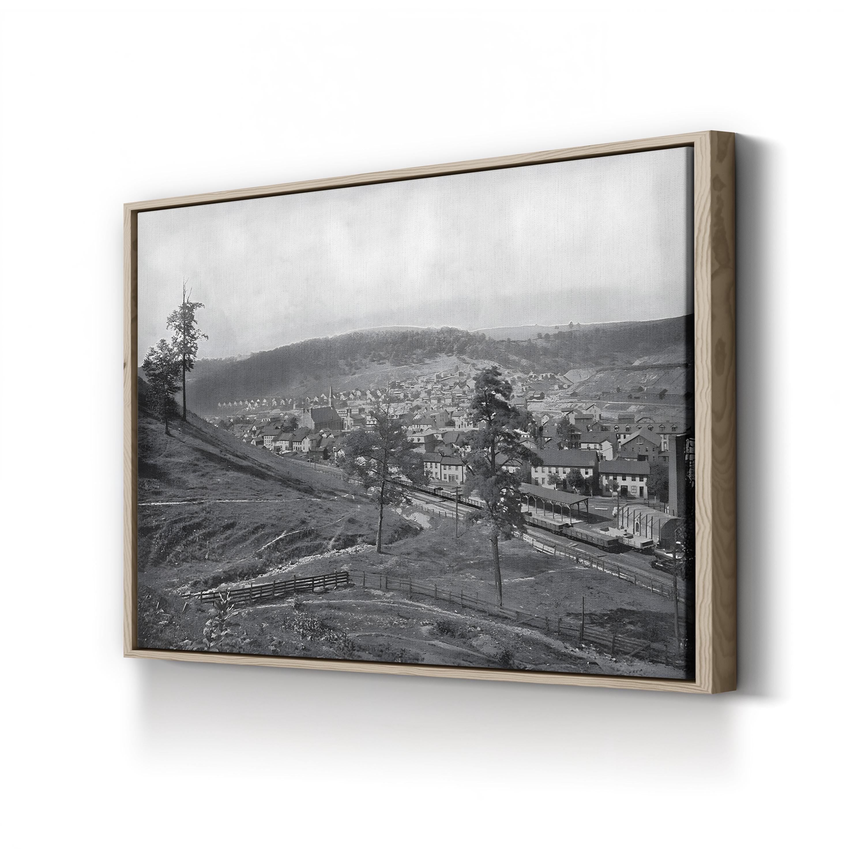 Pennsylvania, Johnstown, c.1890 Wall Art | Early American Town Landscape Photography
