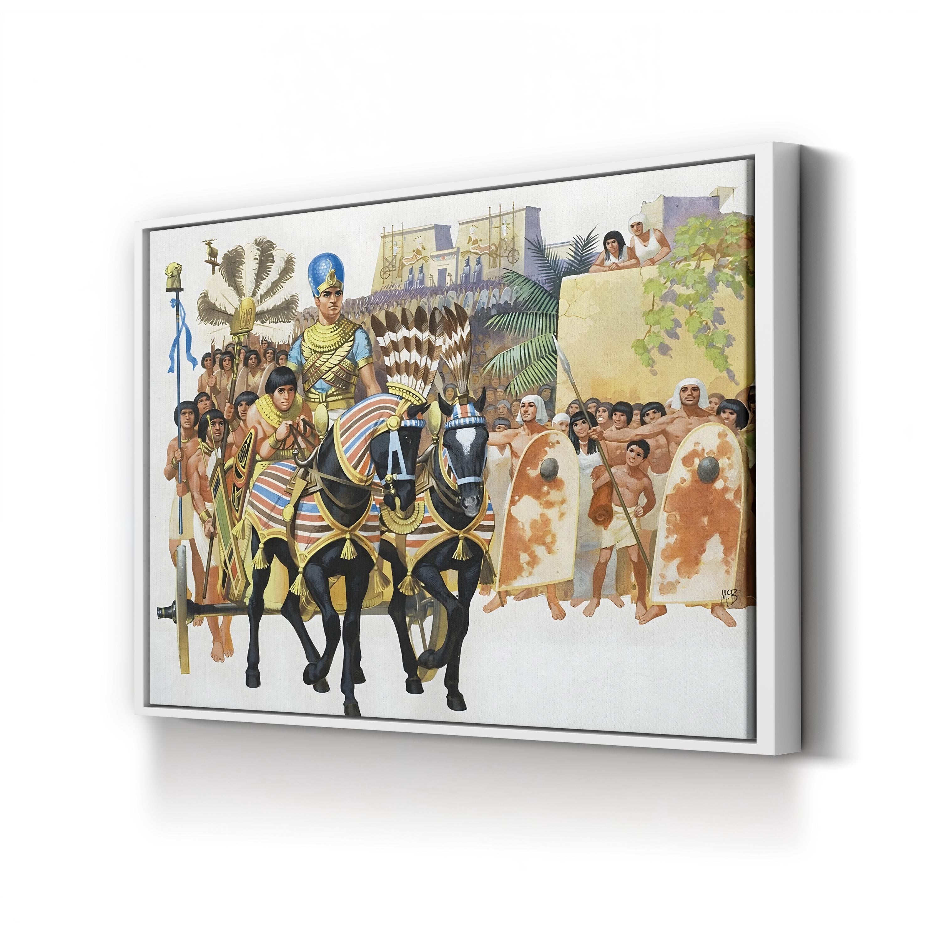 Red Bird Wall Art by Angus McBride – Vintage Illustrated Scene Print