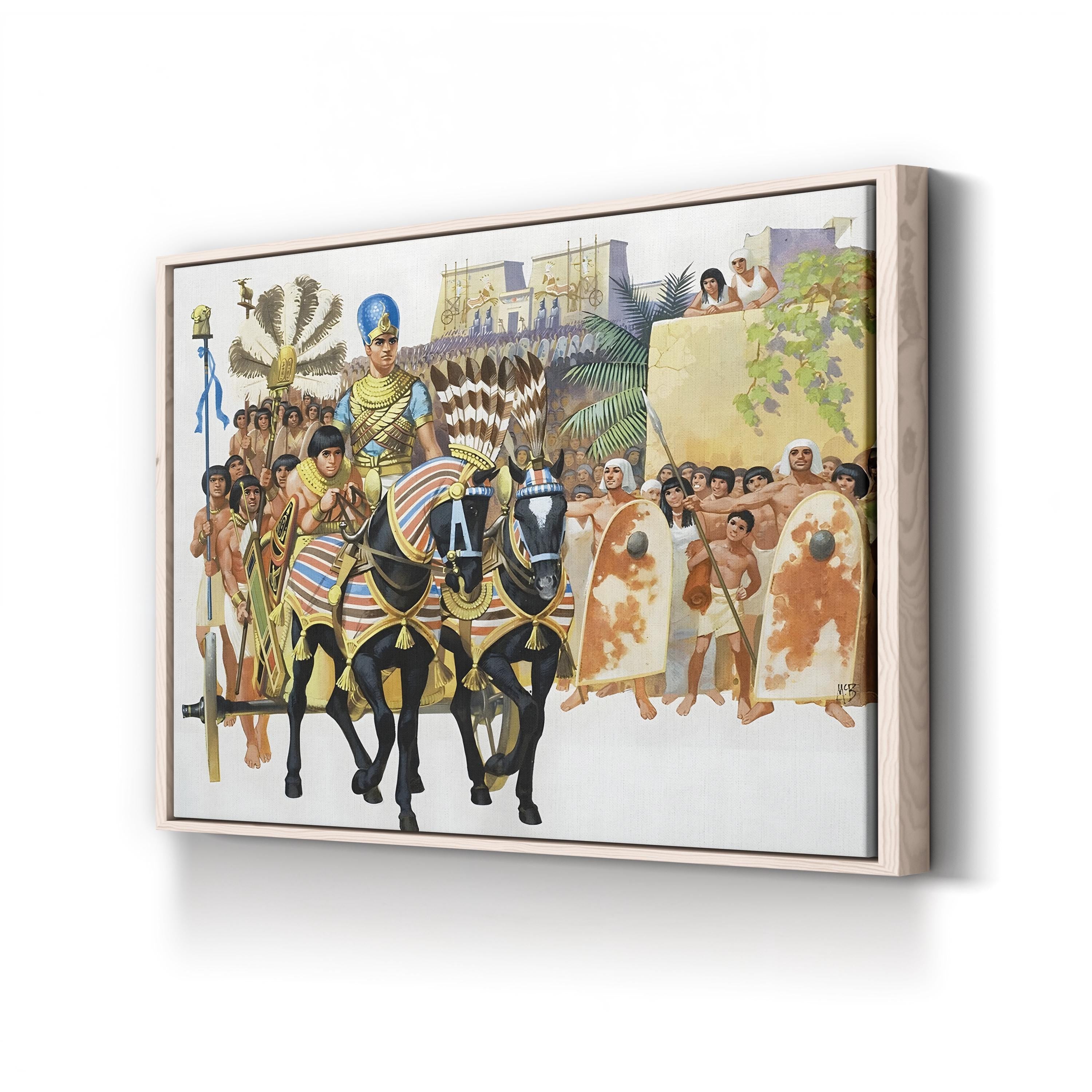 Red Bird Wall Art by Angus McBride – Vintage Illustrated Scene Print