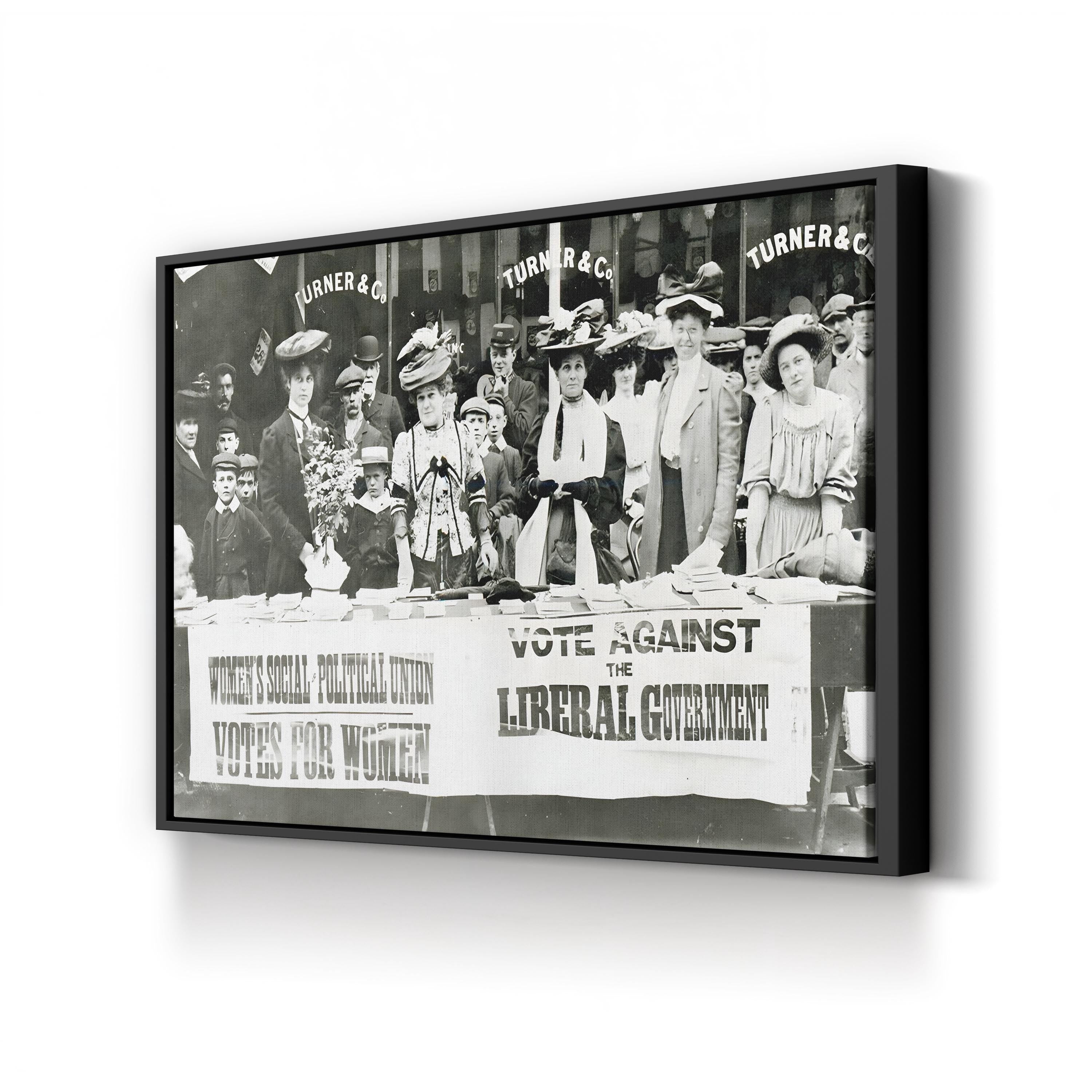 Suffrage Movement Photograph, 1910 – Vintage Photography Wall Art | Women's Rights Canvas Print