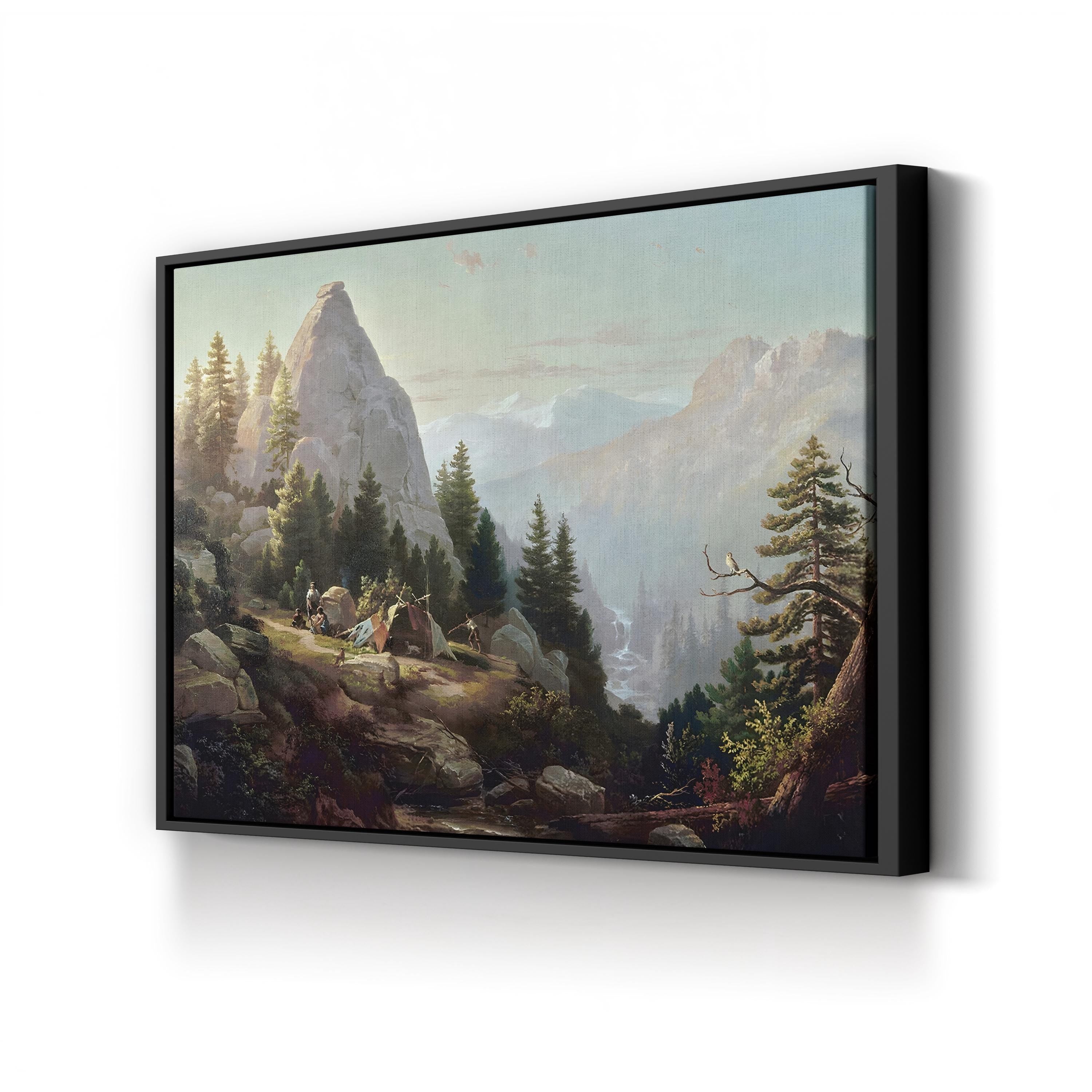Sugar Loaf Peak, El Dorado County, c.1865 Wall Art by Thomas Hill – Vintage American Landscape Canvas Print