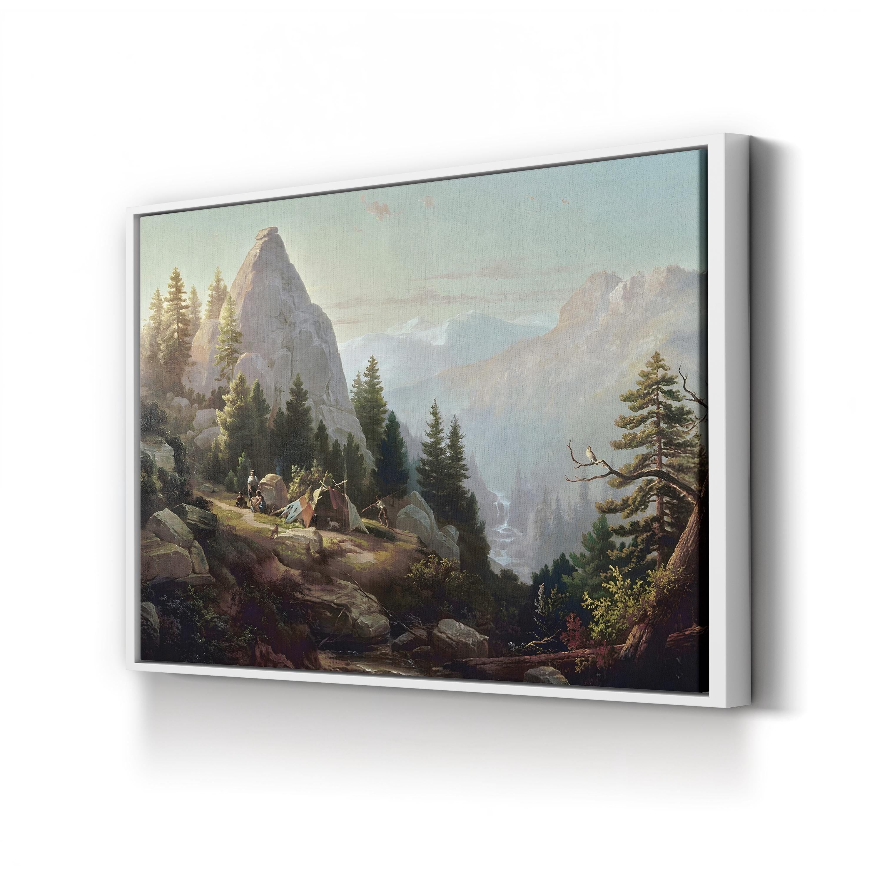 Sugar Loaf Peak, El Dorado County, c.1865 Wall Art by Thomas Hill – Vintage American Landscape Canvas Print