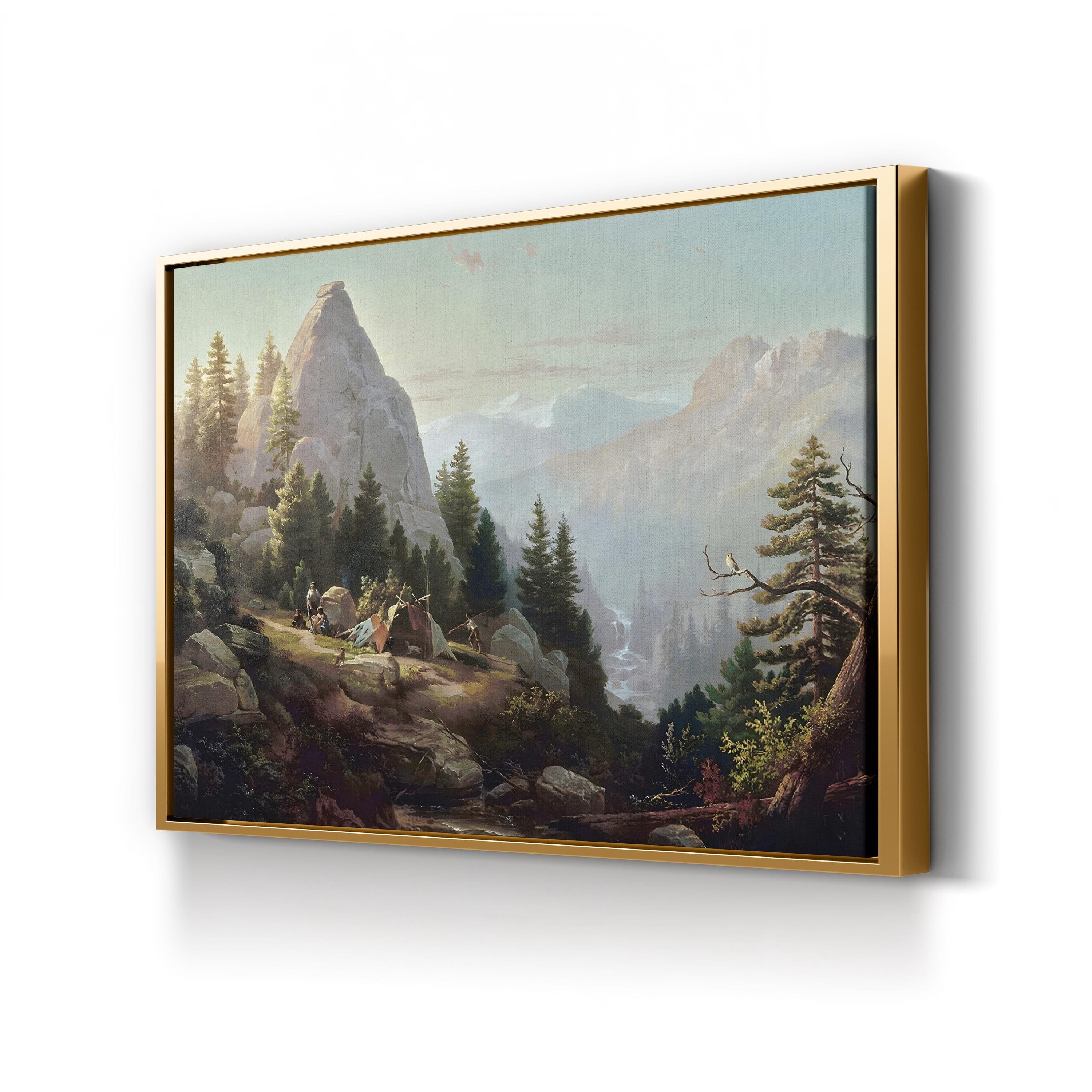 Sugar Loaf Peak, El Dorado County, c.1865 Wall Art by Thomas Hill – Vintage American Landscape Canvas Print