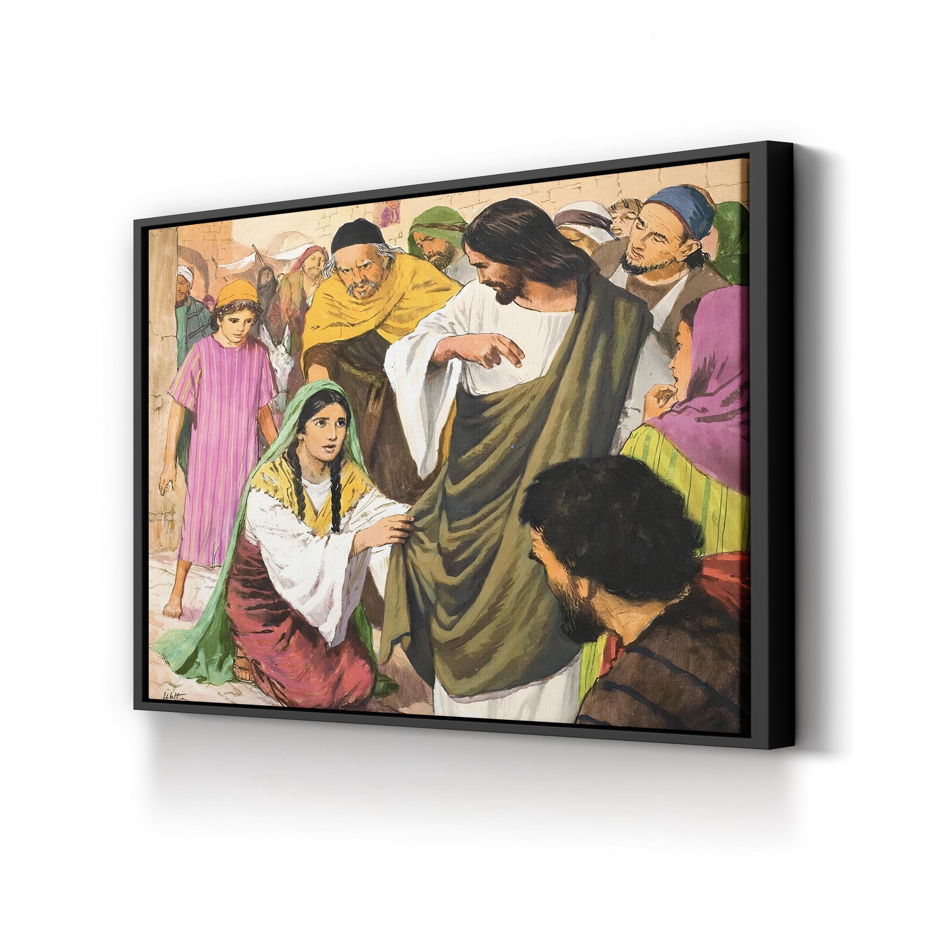 The Amazing Love of Jesus by Clive Uptton – Vintage Christian Illustration Wall Art