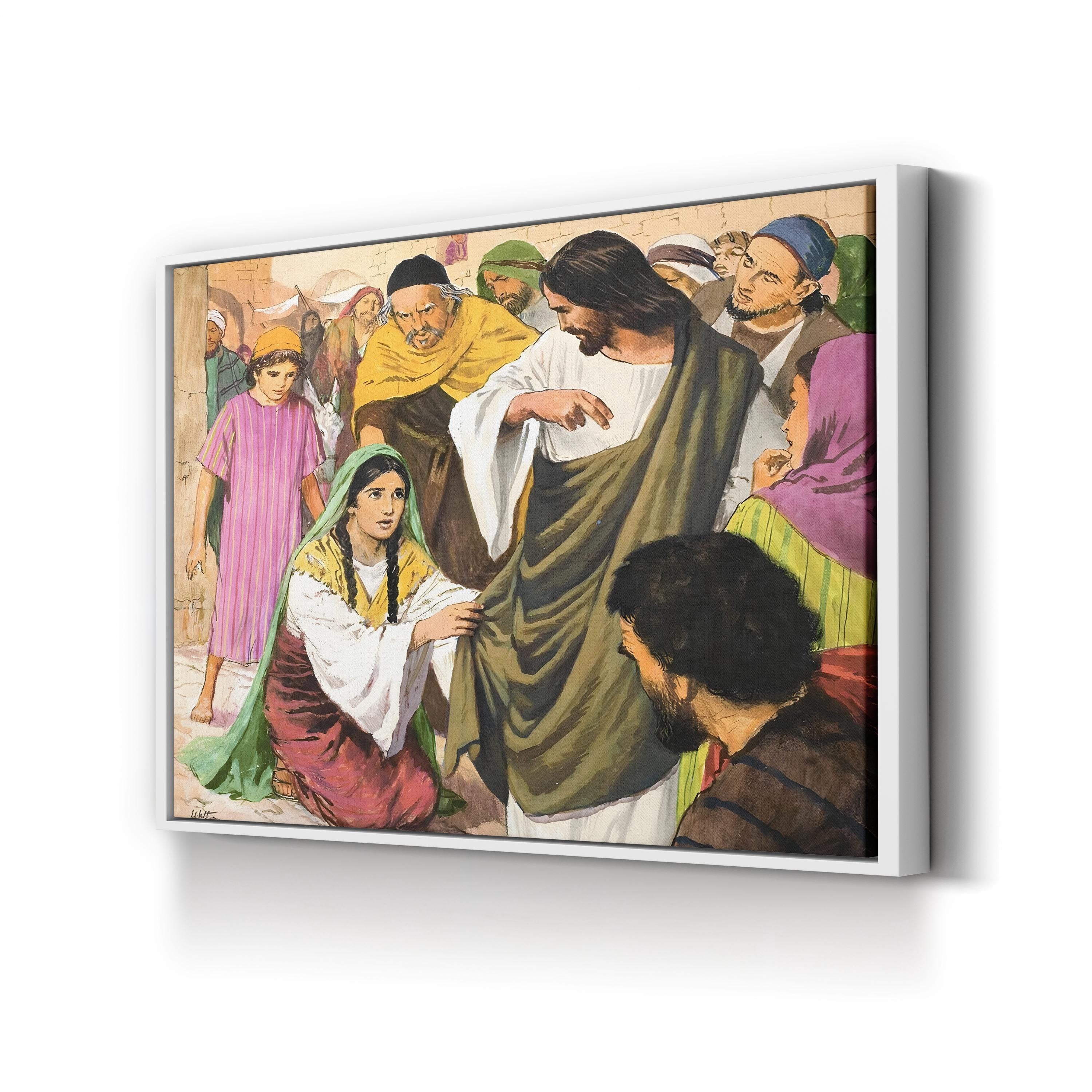 The Amazing Love of Jesus by Clive Uptton – Vintage Christian Illustration Wall Art