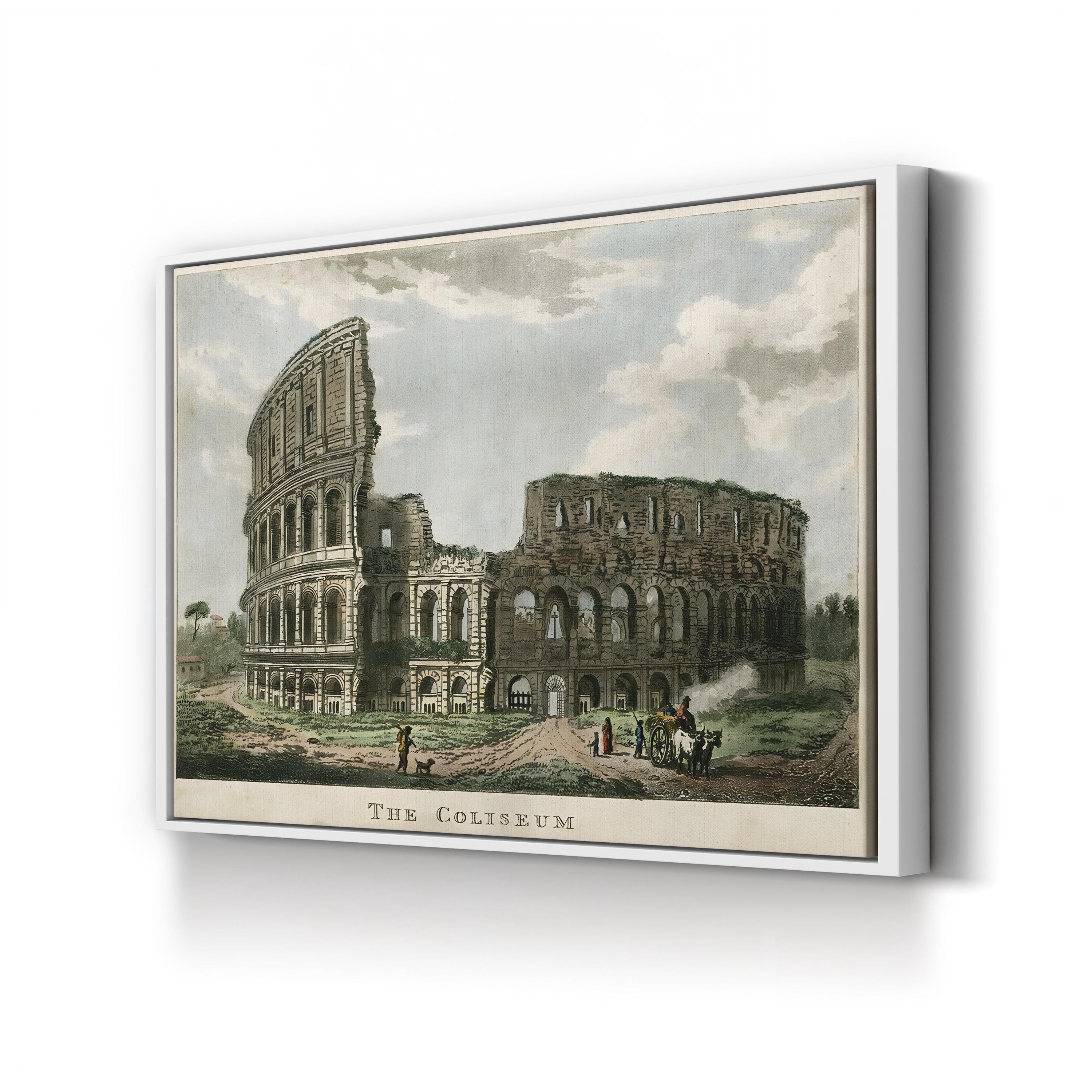 The Coliseum – Vintage Roman Architecture Wall Art by Merigot