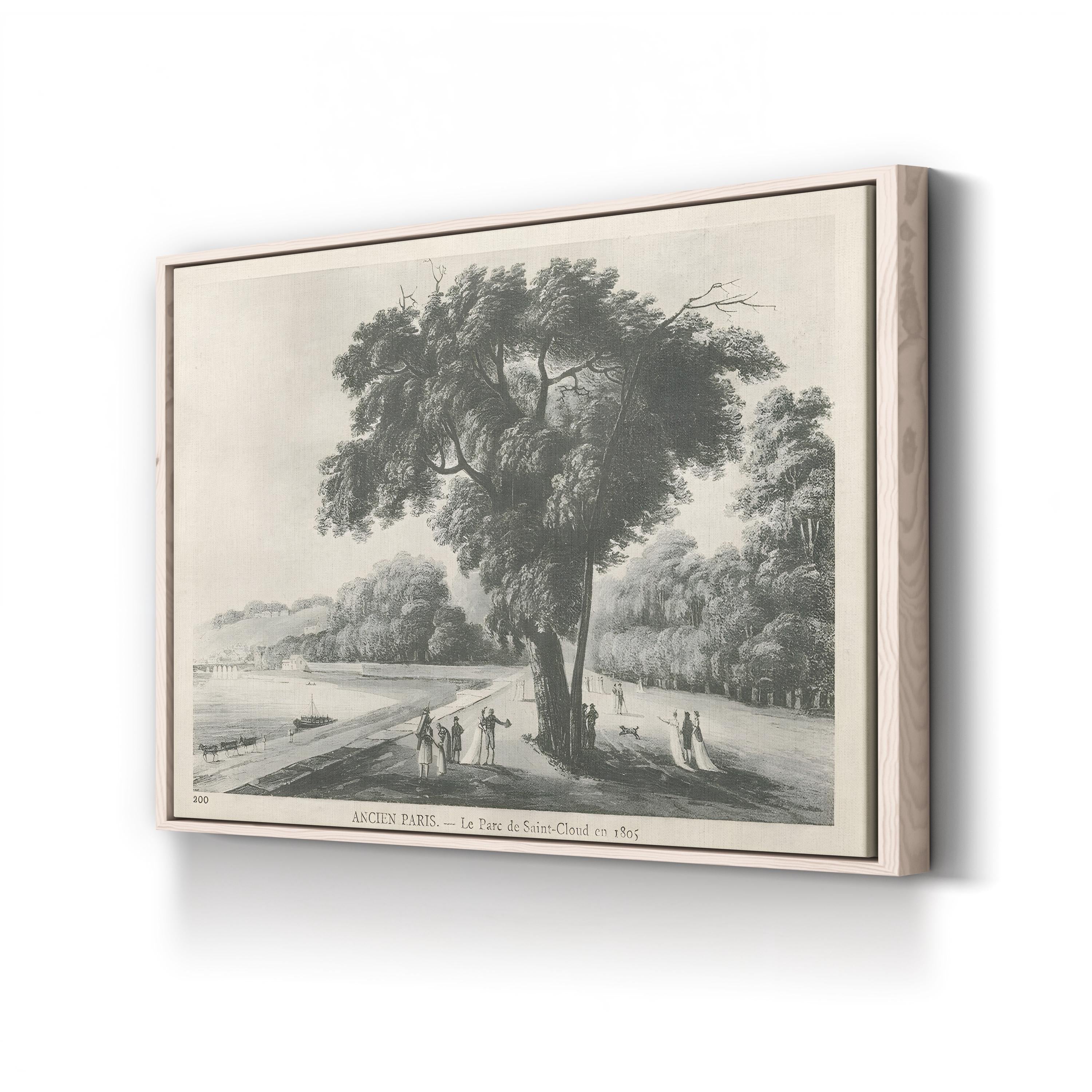 Parc de Saint-Cloud, 1805 – Period Illustration Wall Art | French Landscape Canvas Print