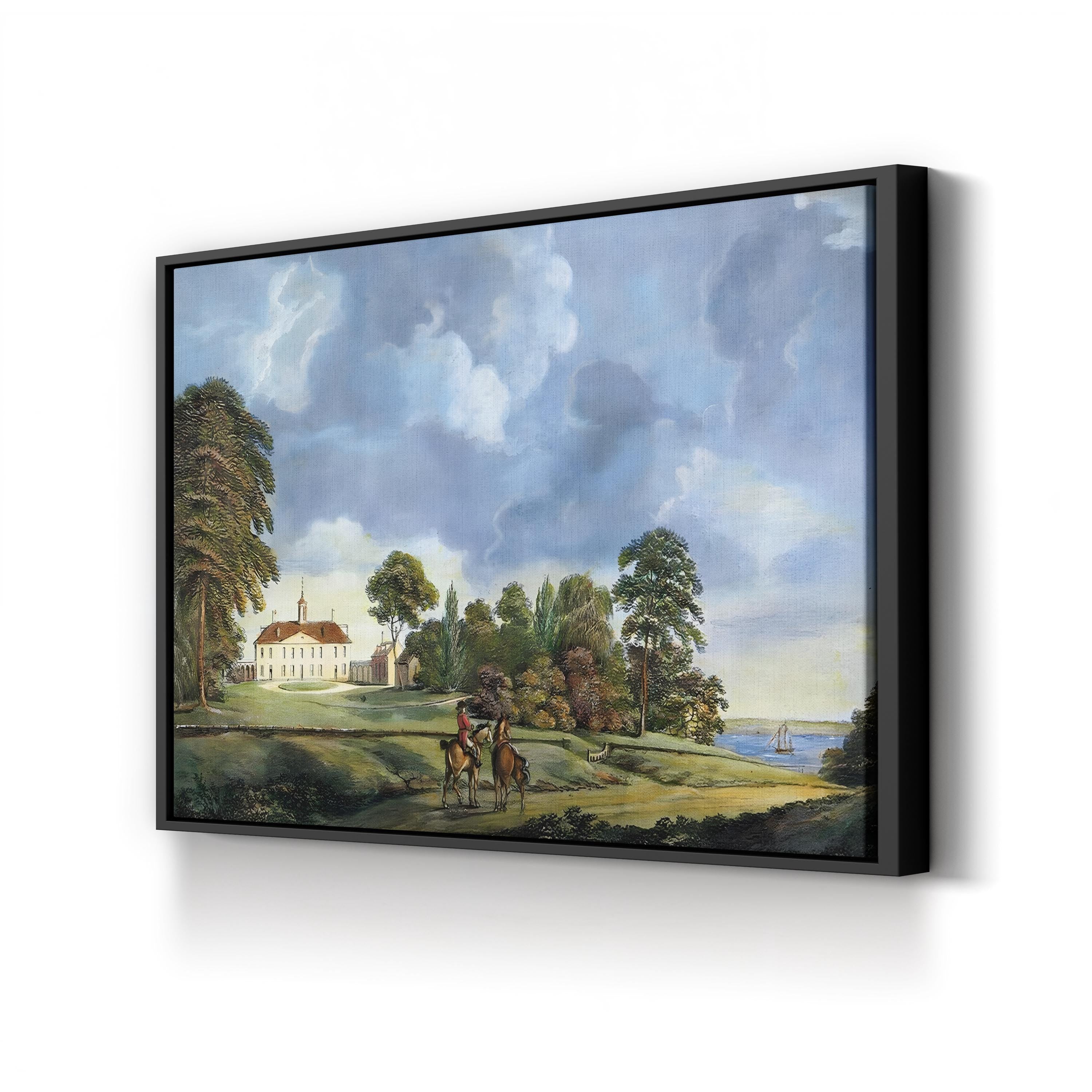 Mount Vernon, 1798 — George Washington’s Estate, Virginia, USA Wall Art by George Isham Parkyns