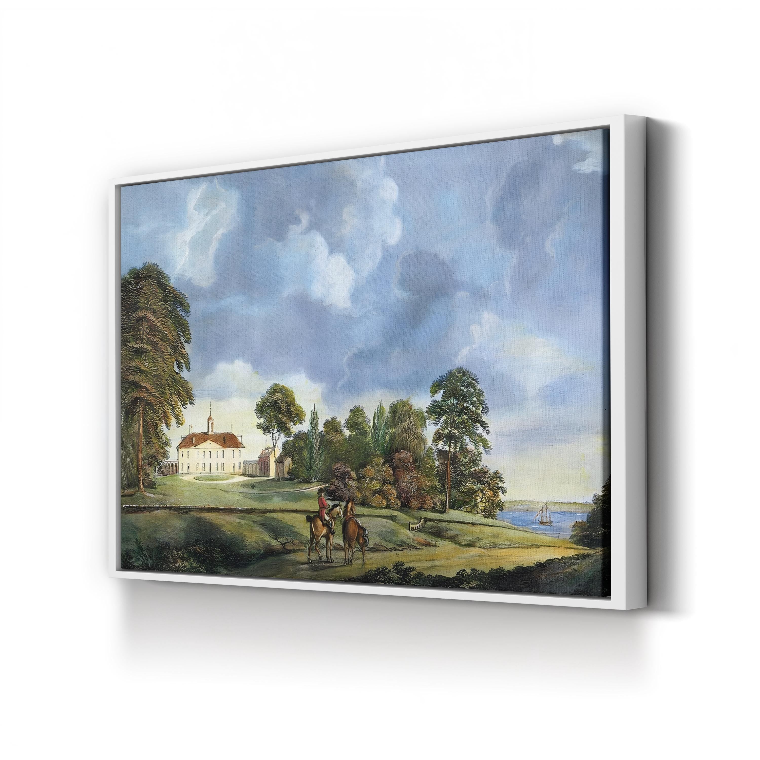 Mount Vernon, 1798 — George Washington’s Estate, Virginia, USA Wall Art by George Isham Parkyns
