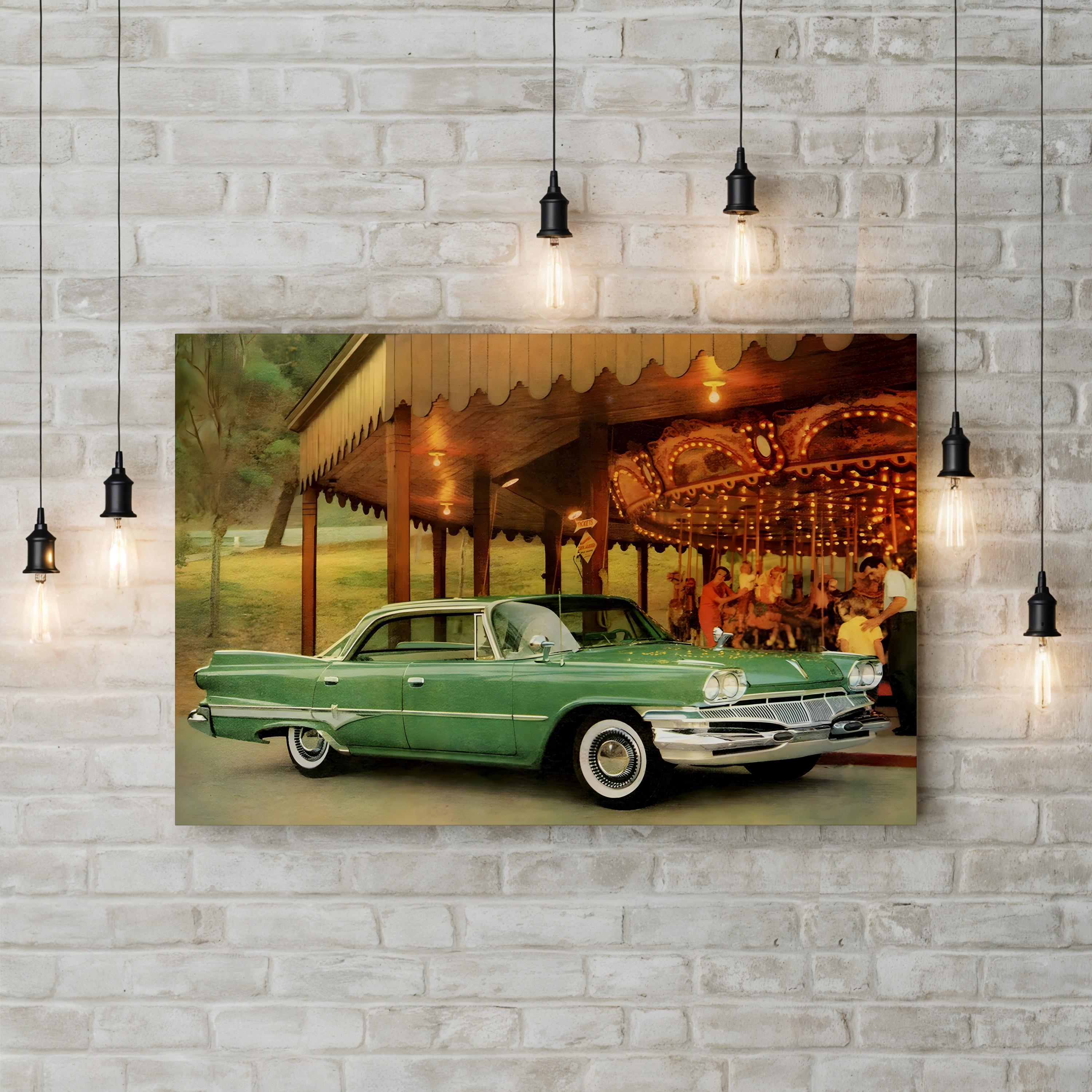 1960s Dodge USA Magazine Advert – Period Advertisement Wall Art | Vintage Automotive Canvas Print