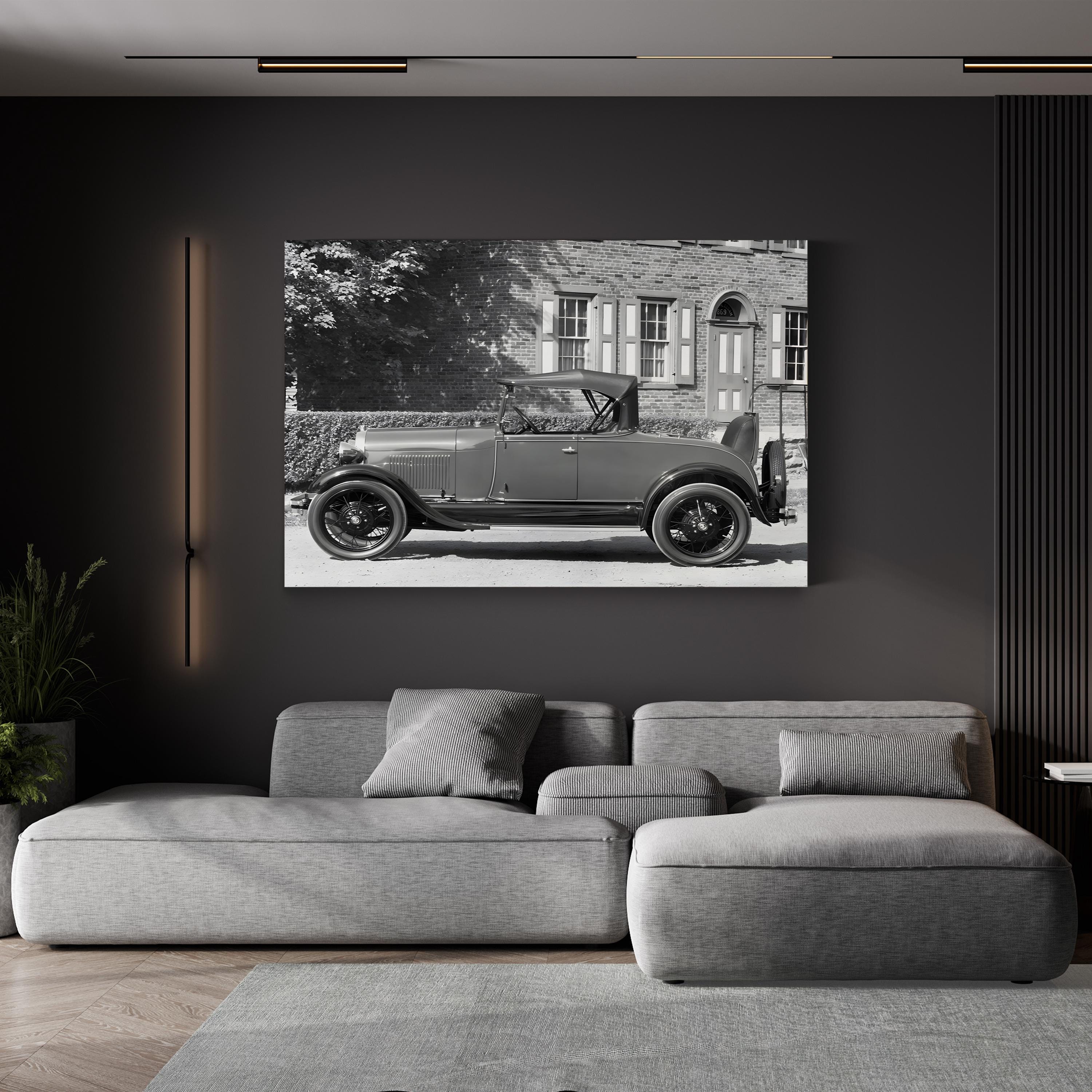 1929 Model A Ford, Henry Ford Museum – Vintage Photography Wall Art | Classic Automotive Canvas Print