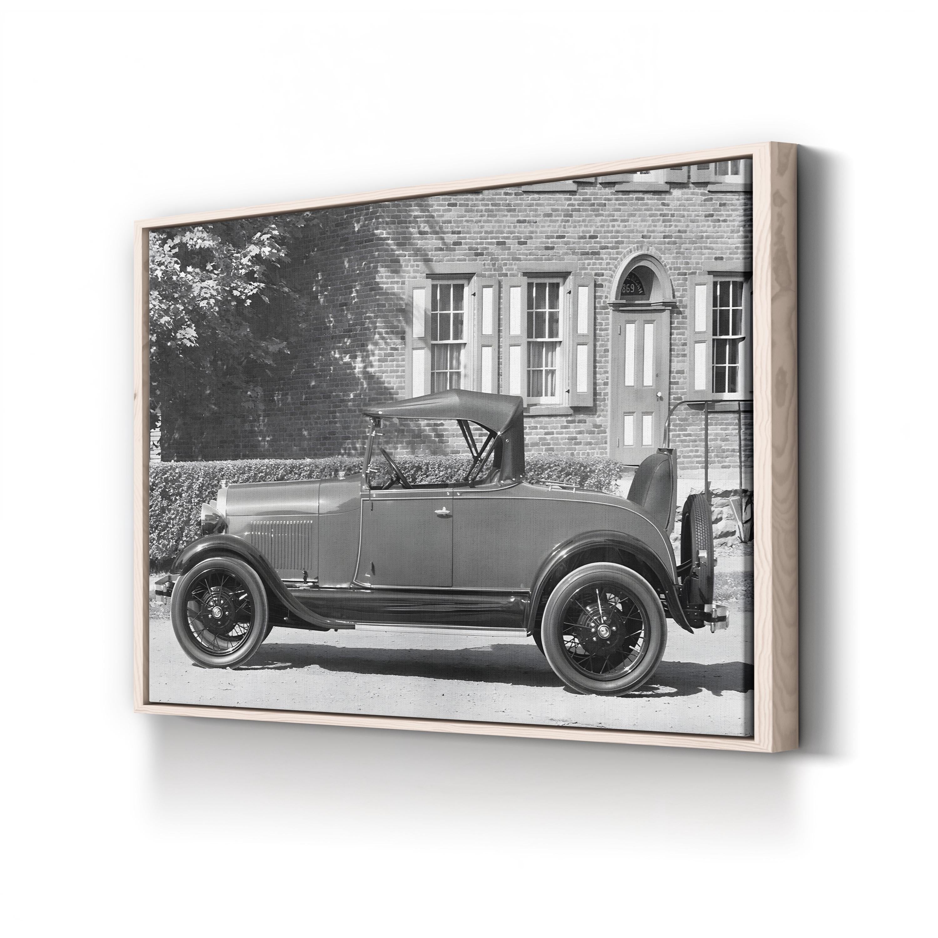 1929 Model A Ford, Henry Ford Museum – Vintage Photography Wall Art | Classic Automotive Canvas Print
