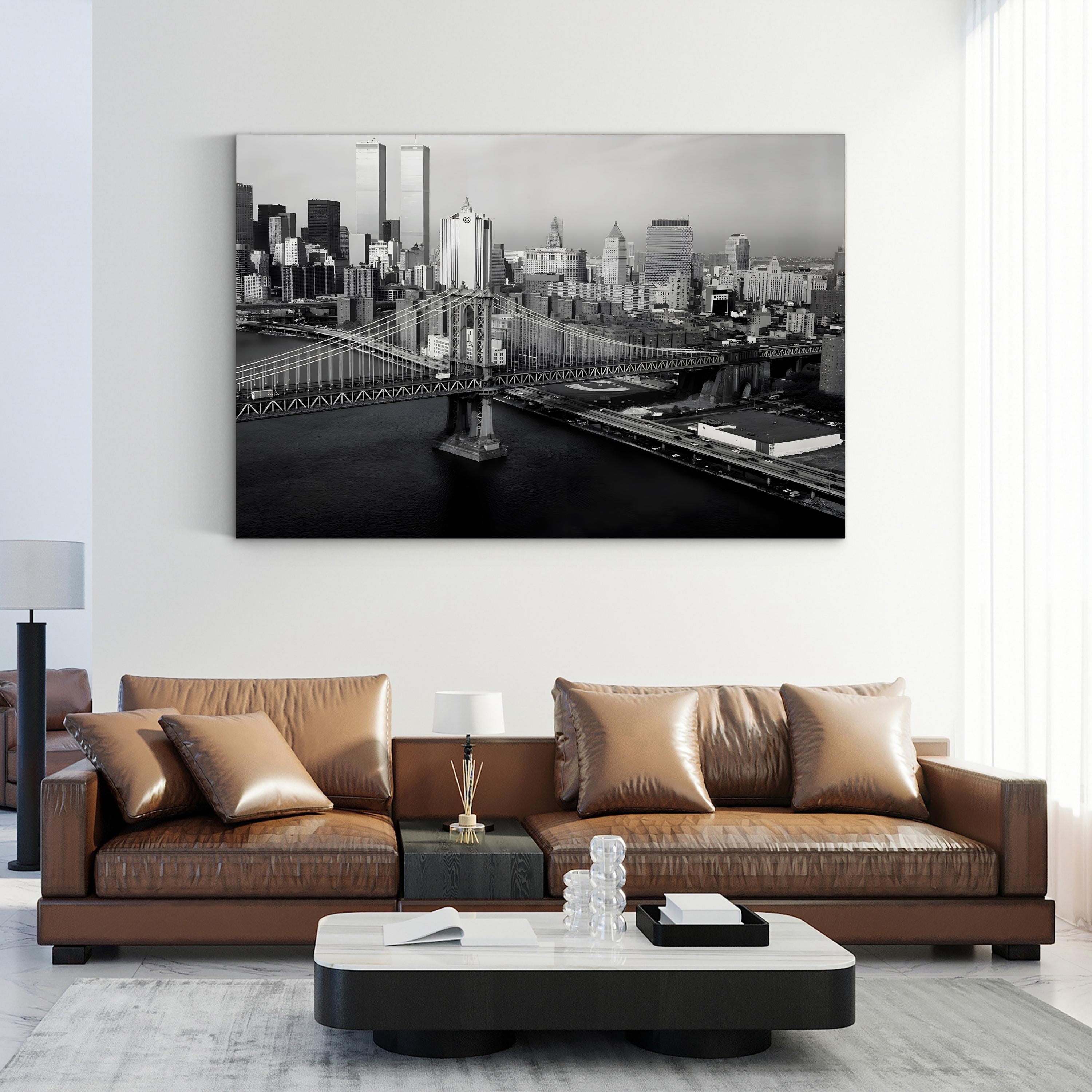 A View of the Manhattan Bridge, Looking Towards Manhattan, New York City 1979 Wall Art