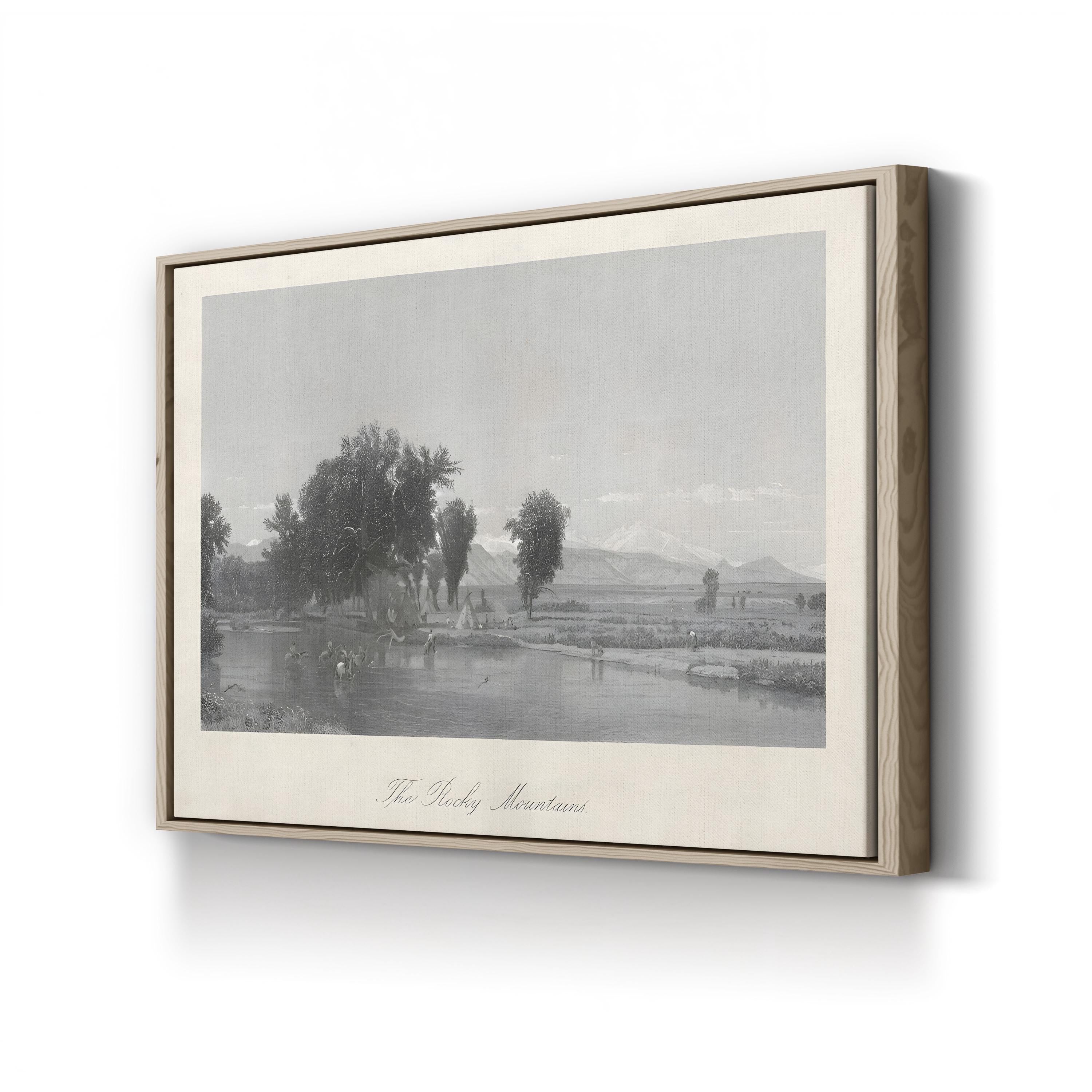 The Rocky Mountains Wall Art by William Cullen Bryant – Historic Landscape Canvas Print (1859)