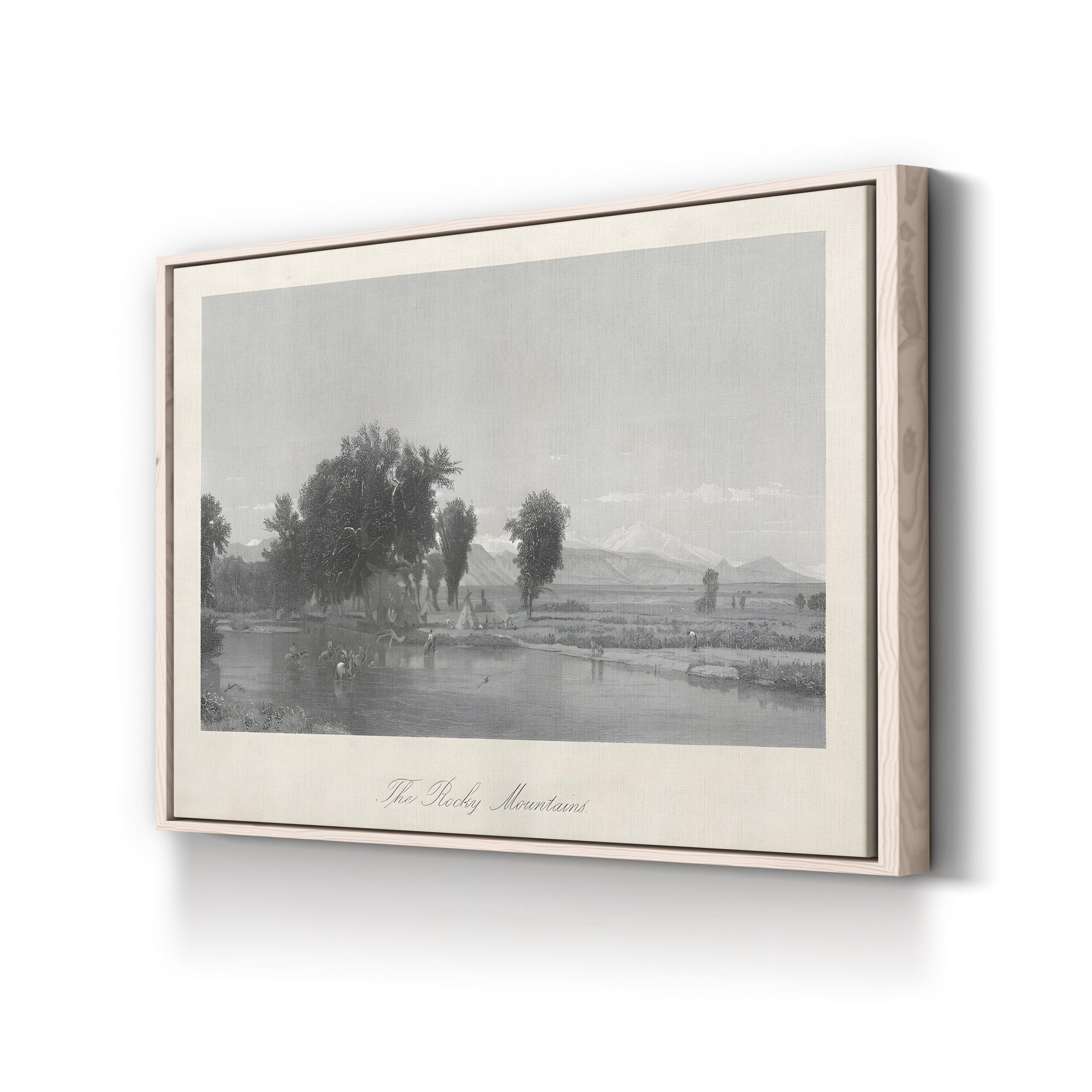 The Rocky Mountains Wall Art by William Cullen Bryant – Historic Landscape Canvas Print (1859)