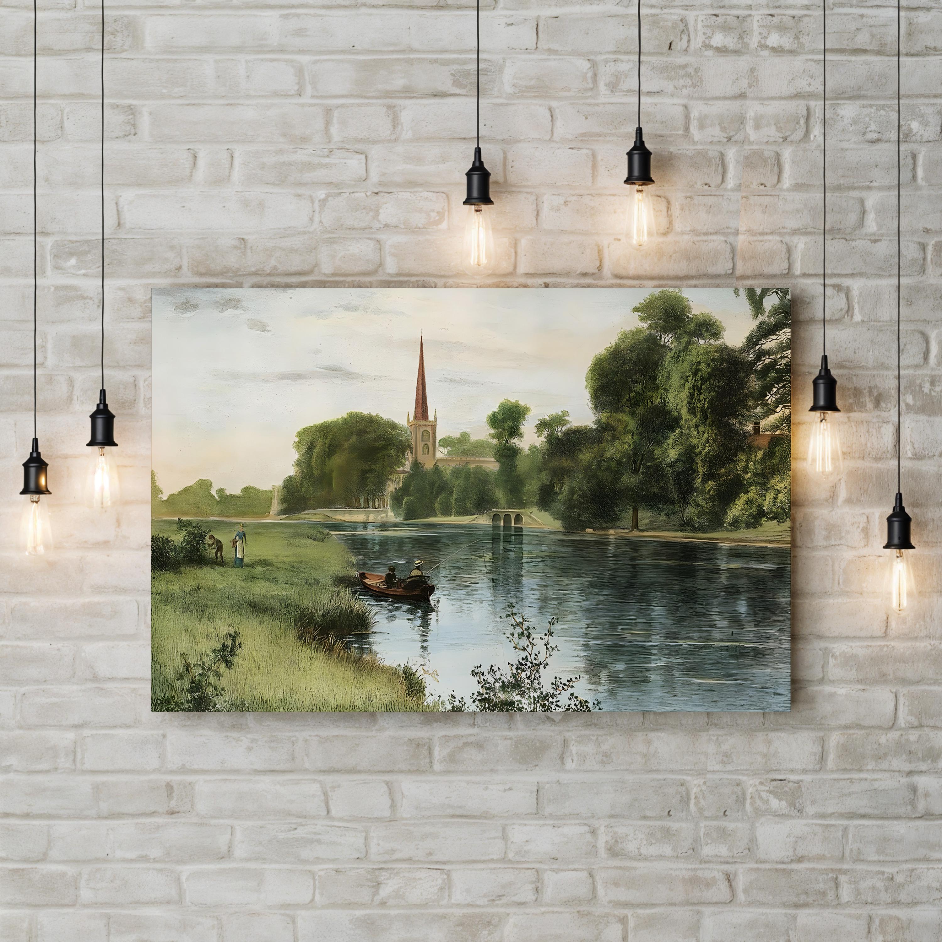 Sunday Outing Wall Art – 19th Century Equestrian Coastal Landscape Print