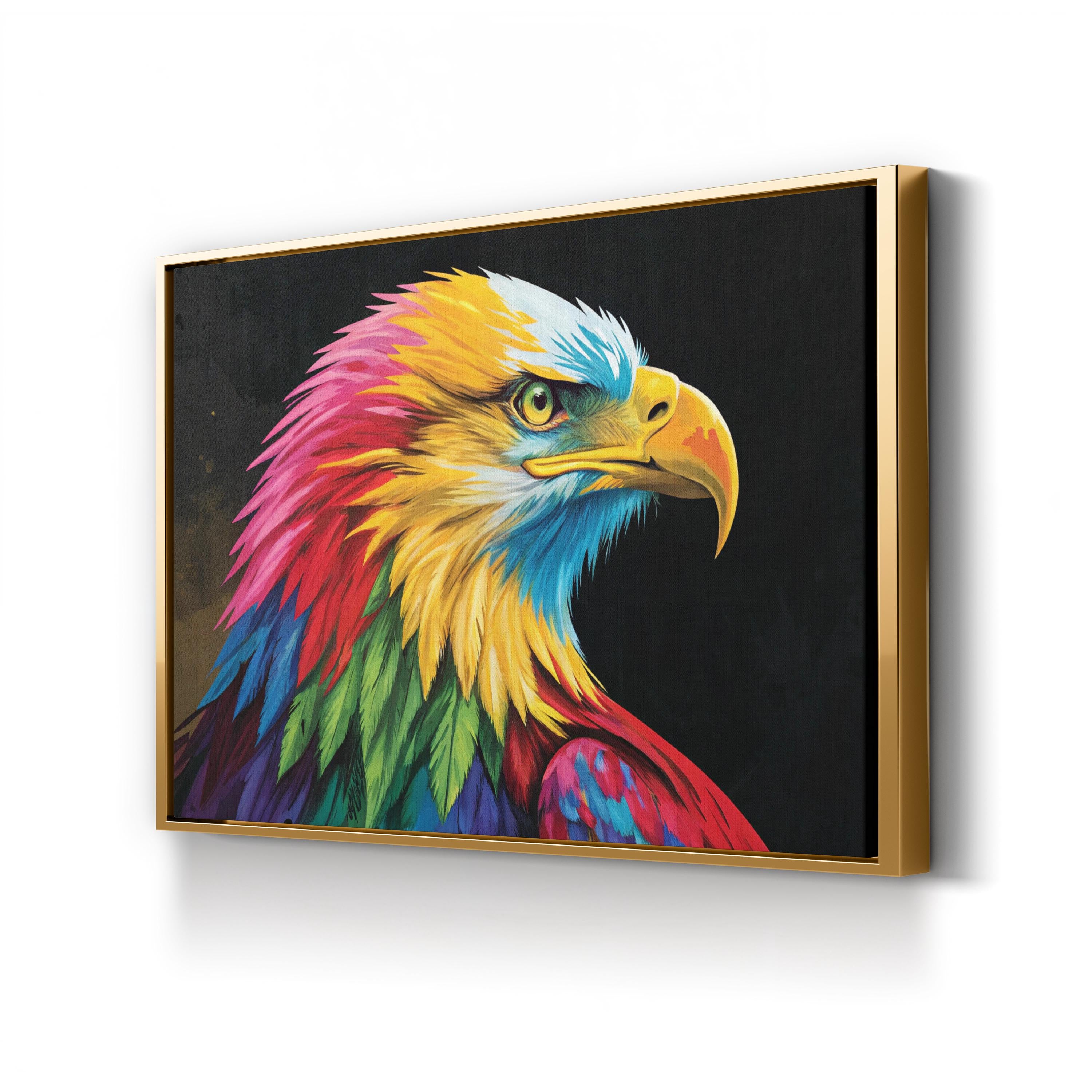 Bald Eagle Wall Art by Dean Russo – Contemporary Pop Art Wildlife Canvas